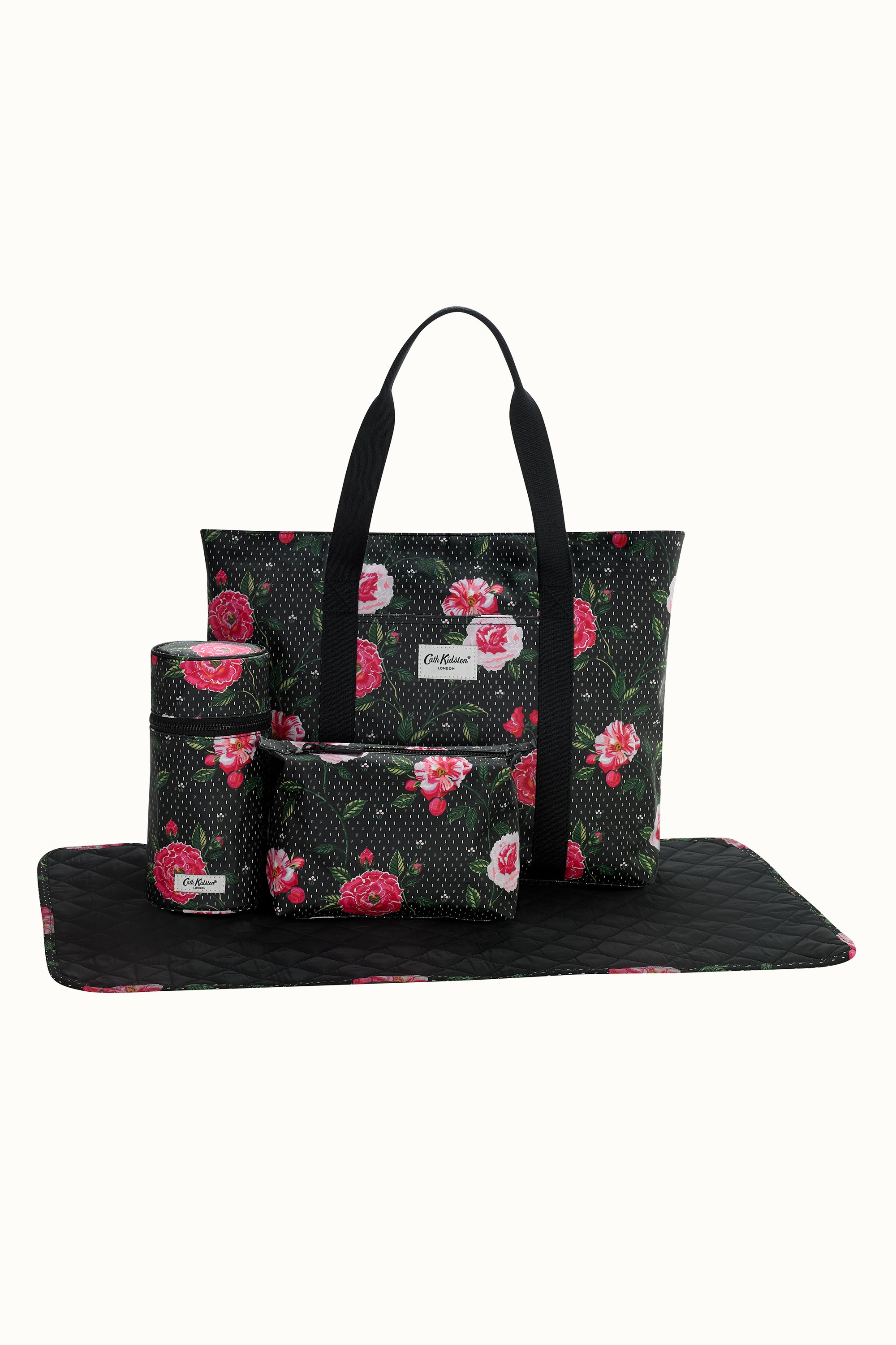 Tea Rose Tote Nappy Changing Bag