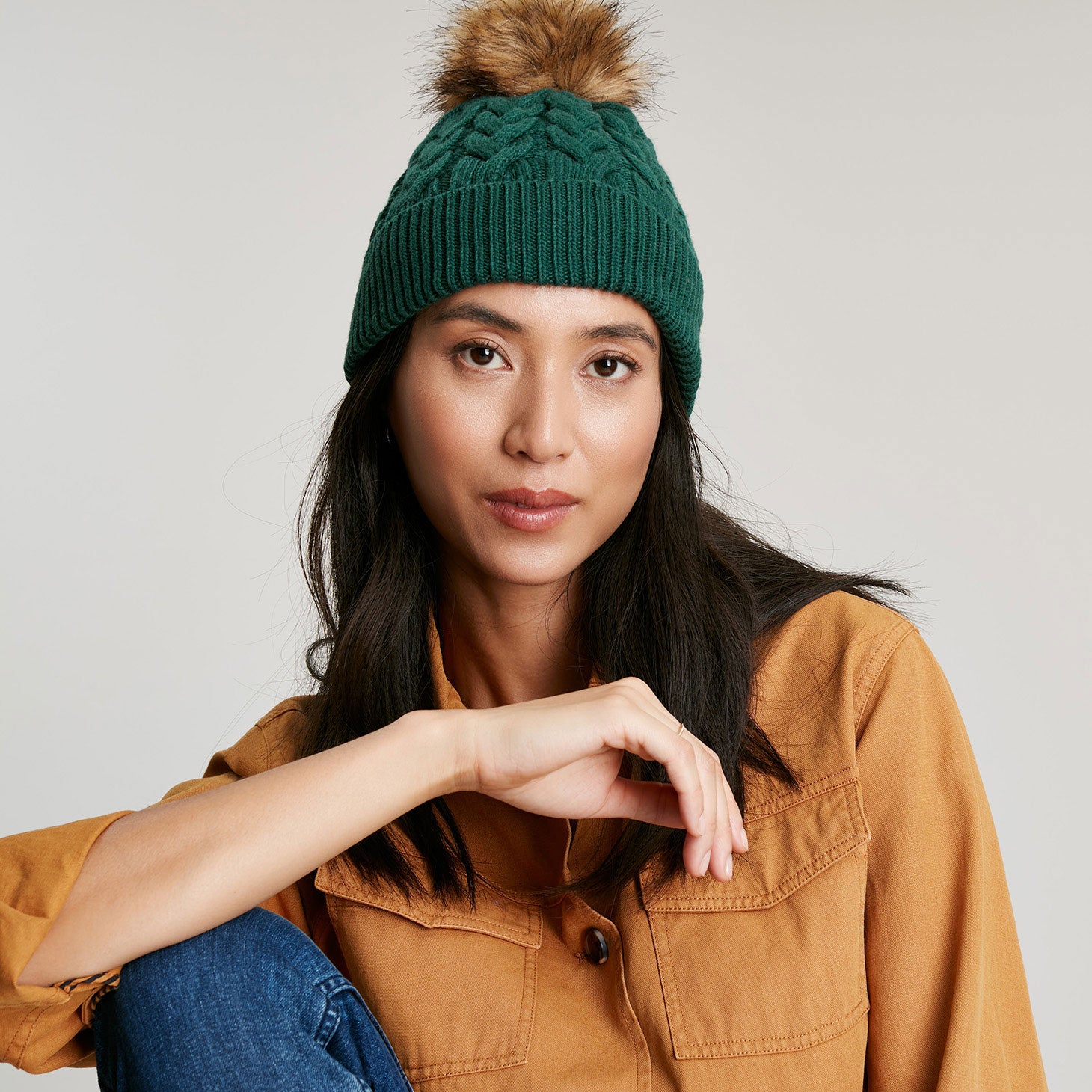 Joules Ladies Elena Cable Hat