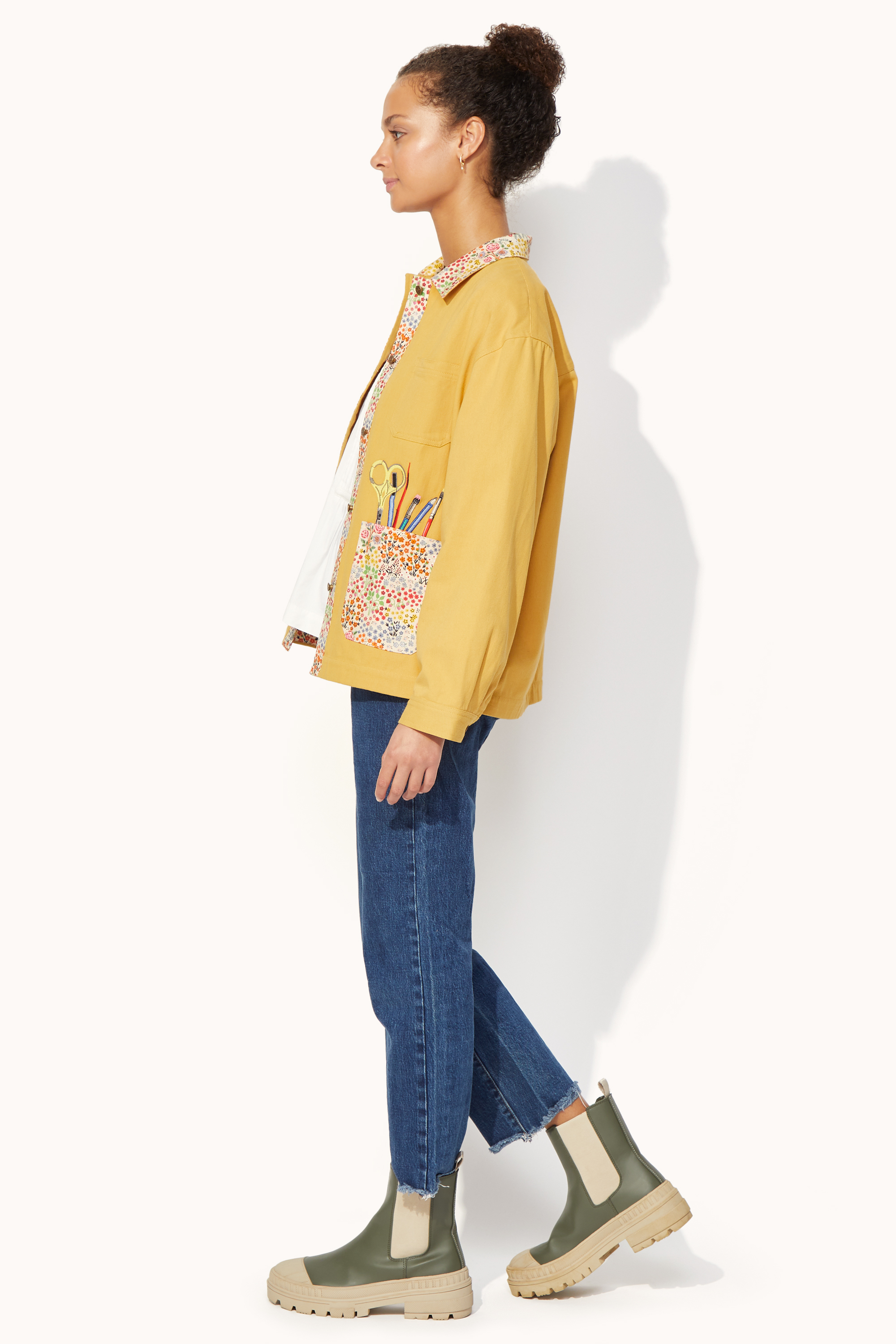 Curator Tools Keep Kind Embroidered Jacket