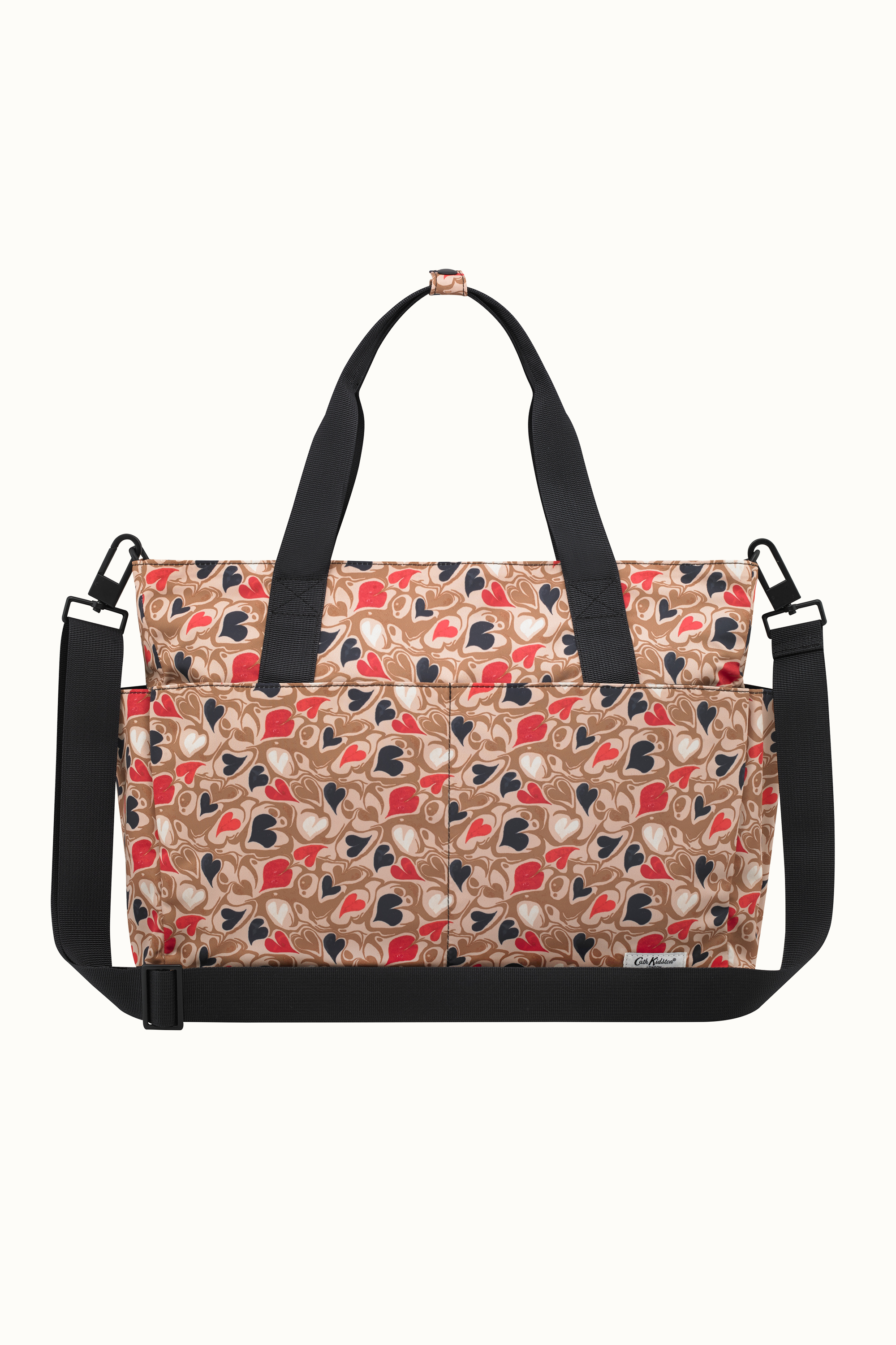 Marble Hearts Ditsy Tote Nappy Changing Bag