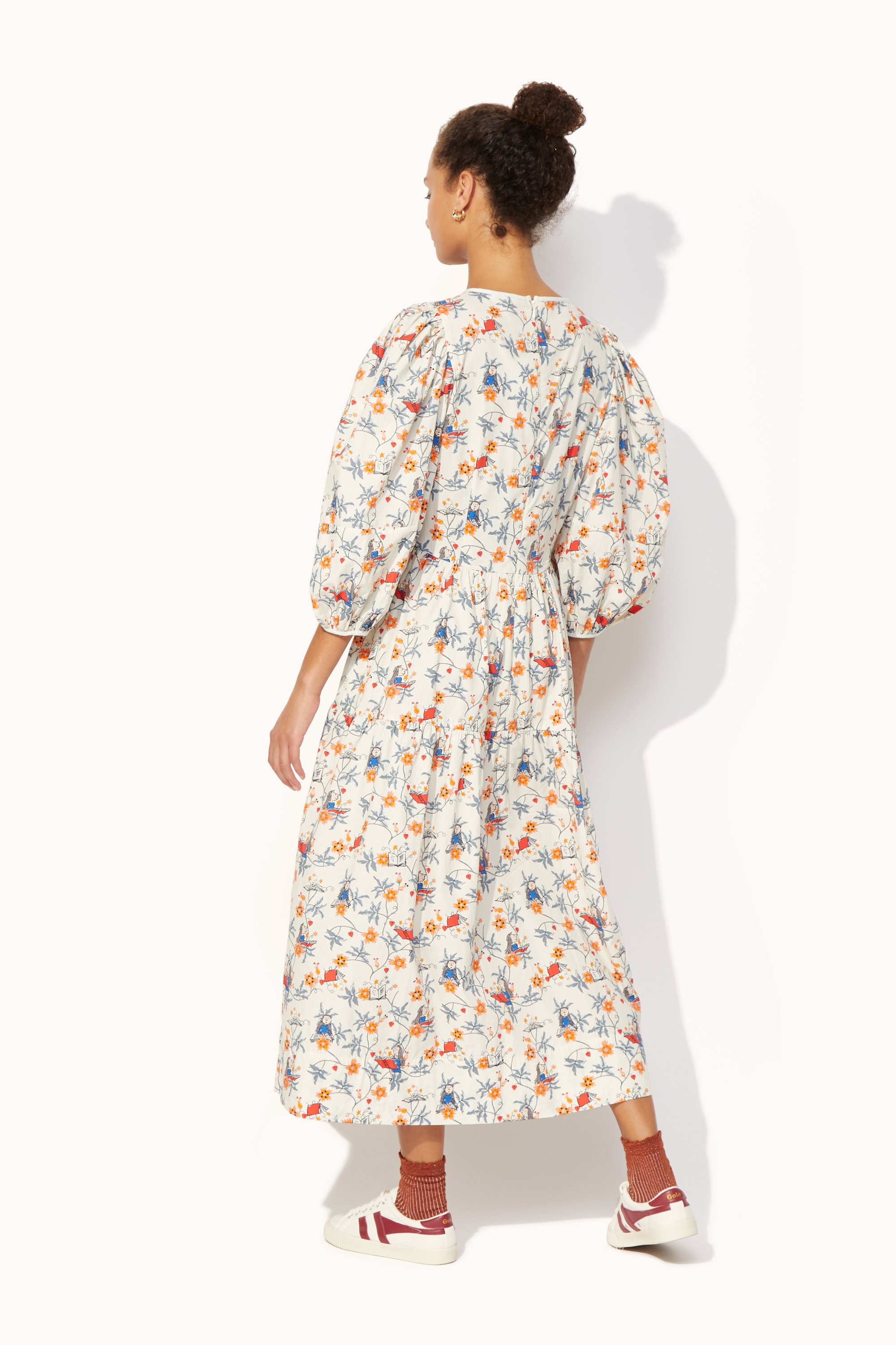 Matilda Firework Floral Soft Waisted Dress