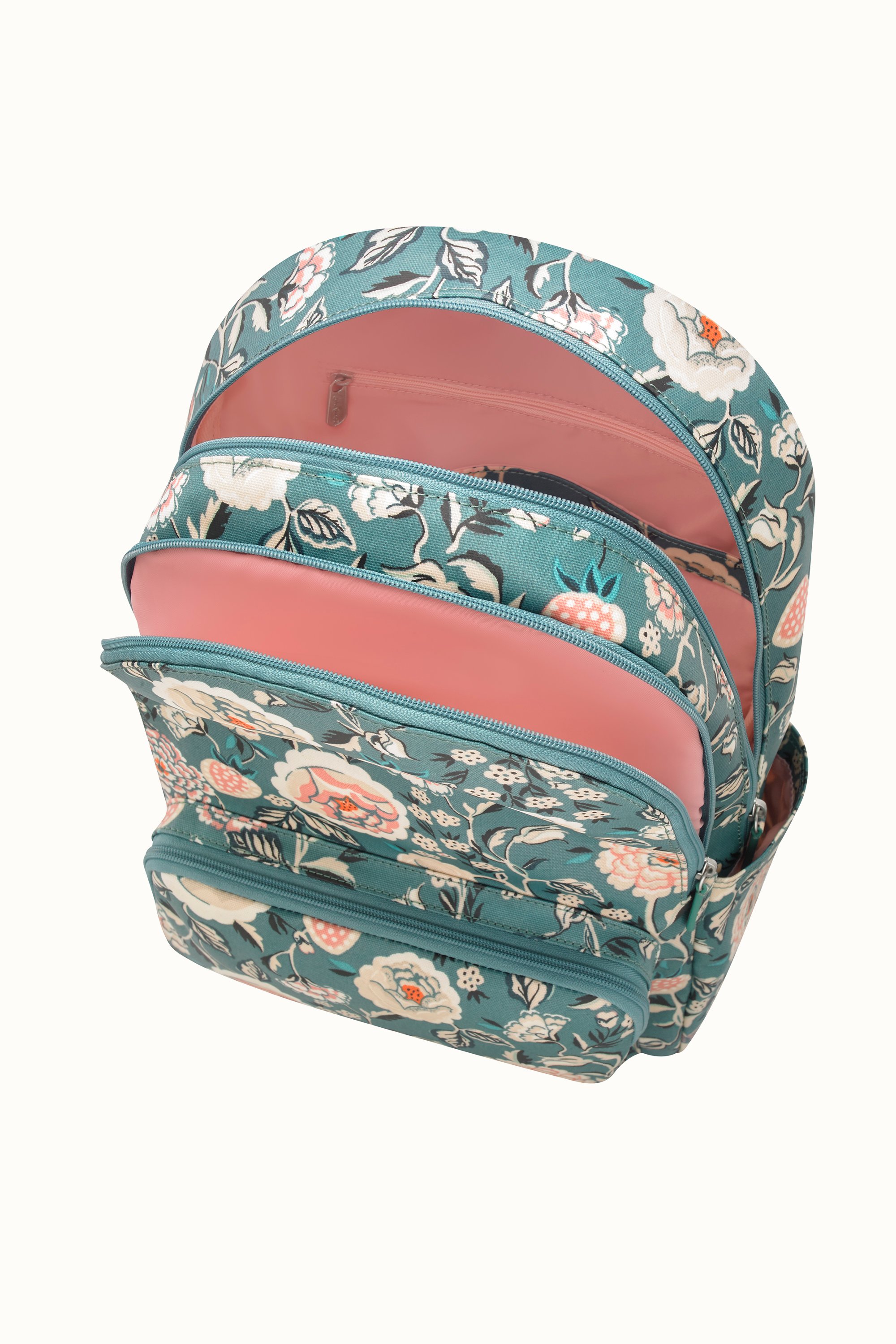 Strawberry Garden Pocket Backpack