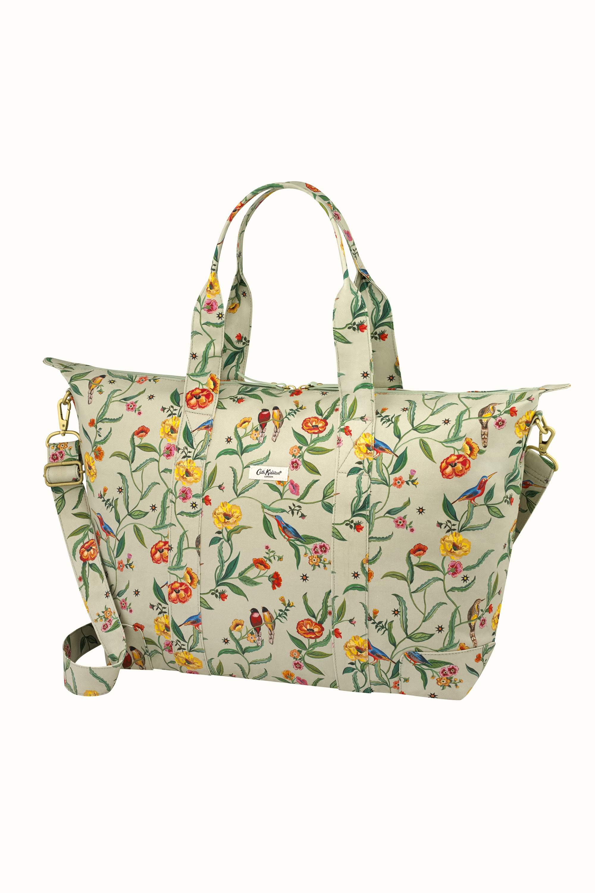 Summer Birds Foldaway Overnight Bag