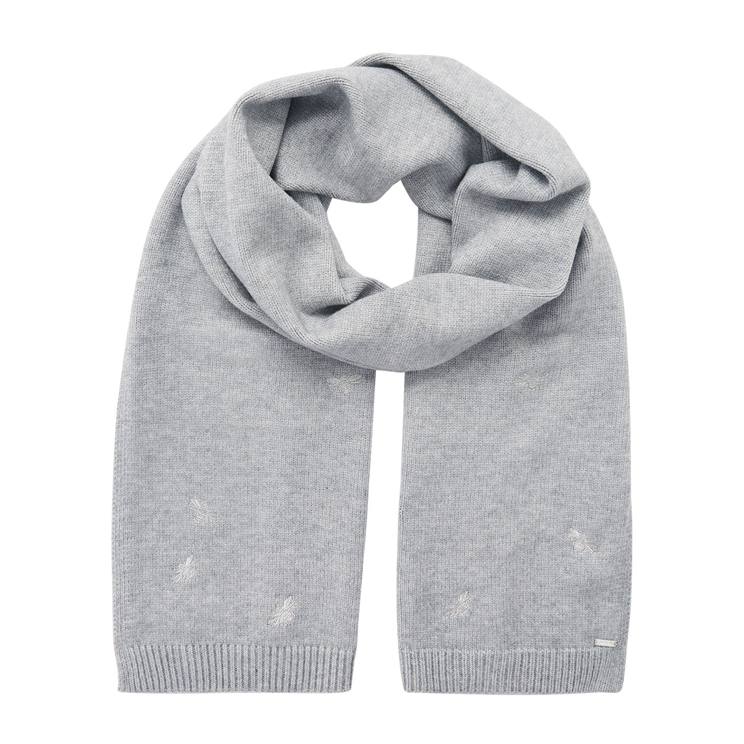 Joules Ladies Stafford Knitted Scarf With Embellishment