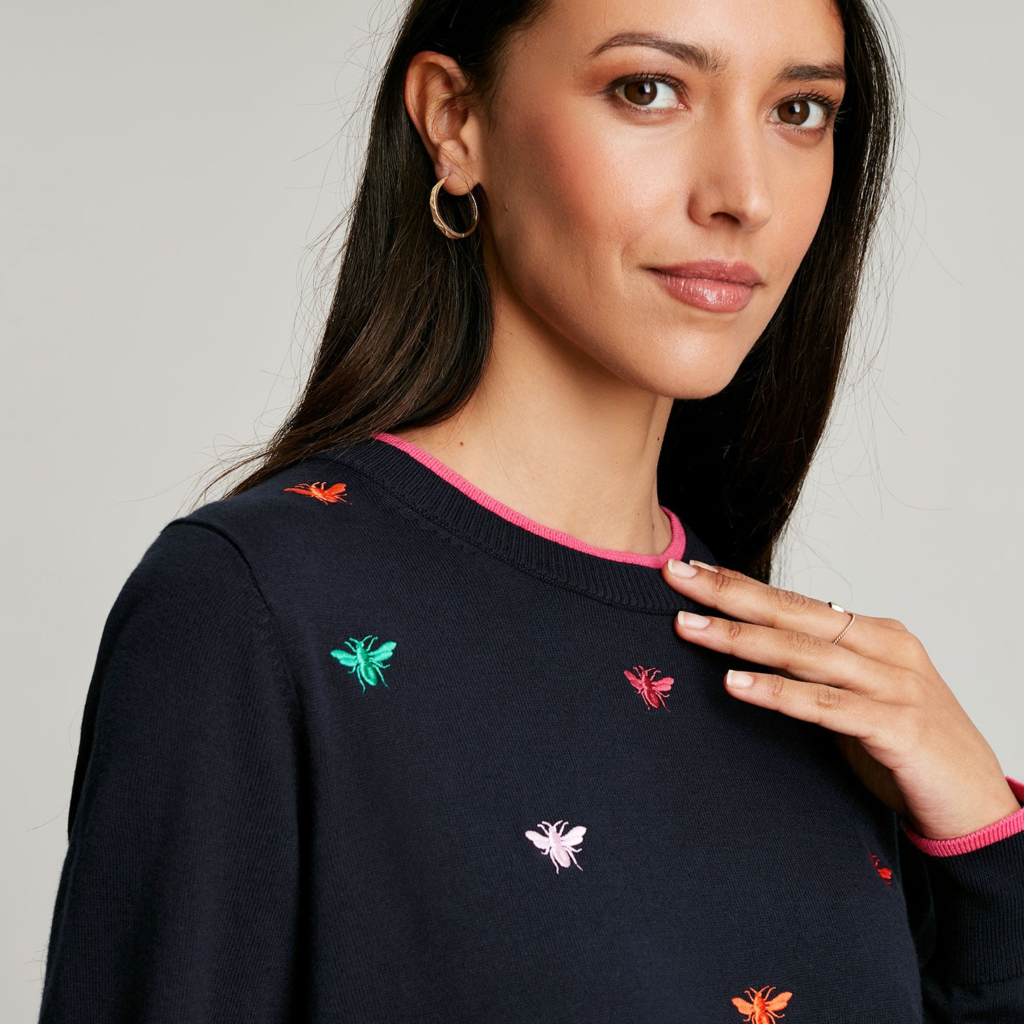 Joules Ladies Mariella Bee Intarsia Jumper