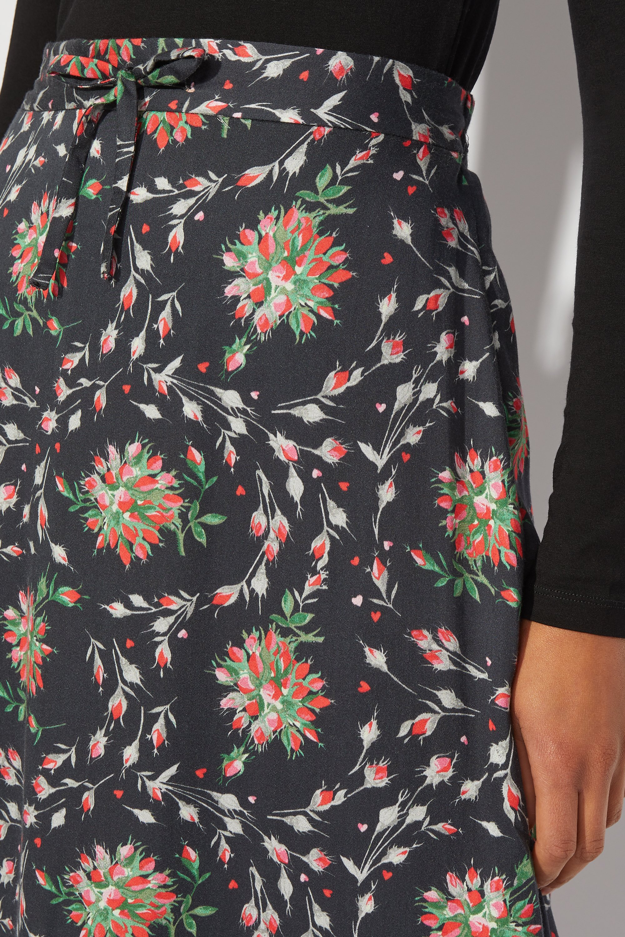 Forever Printed Slip Skirt