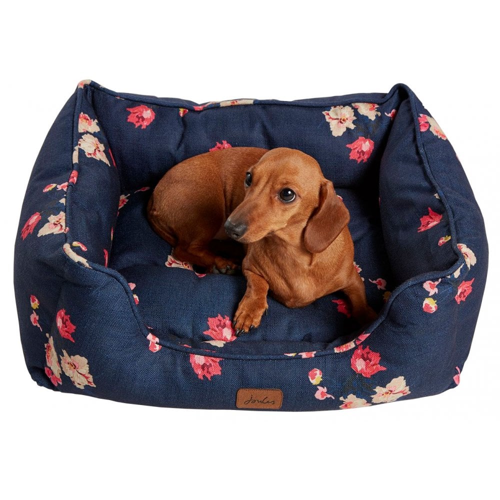 Joules Floral Box Dog Bed