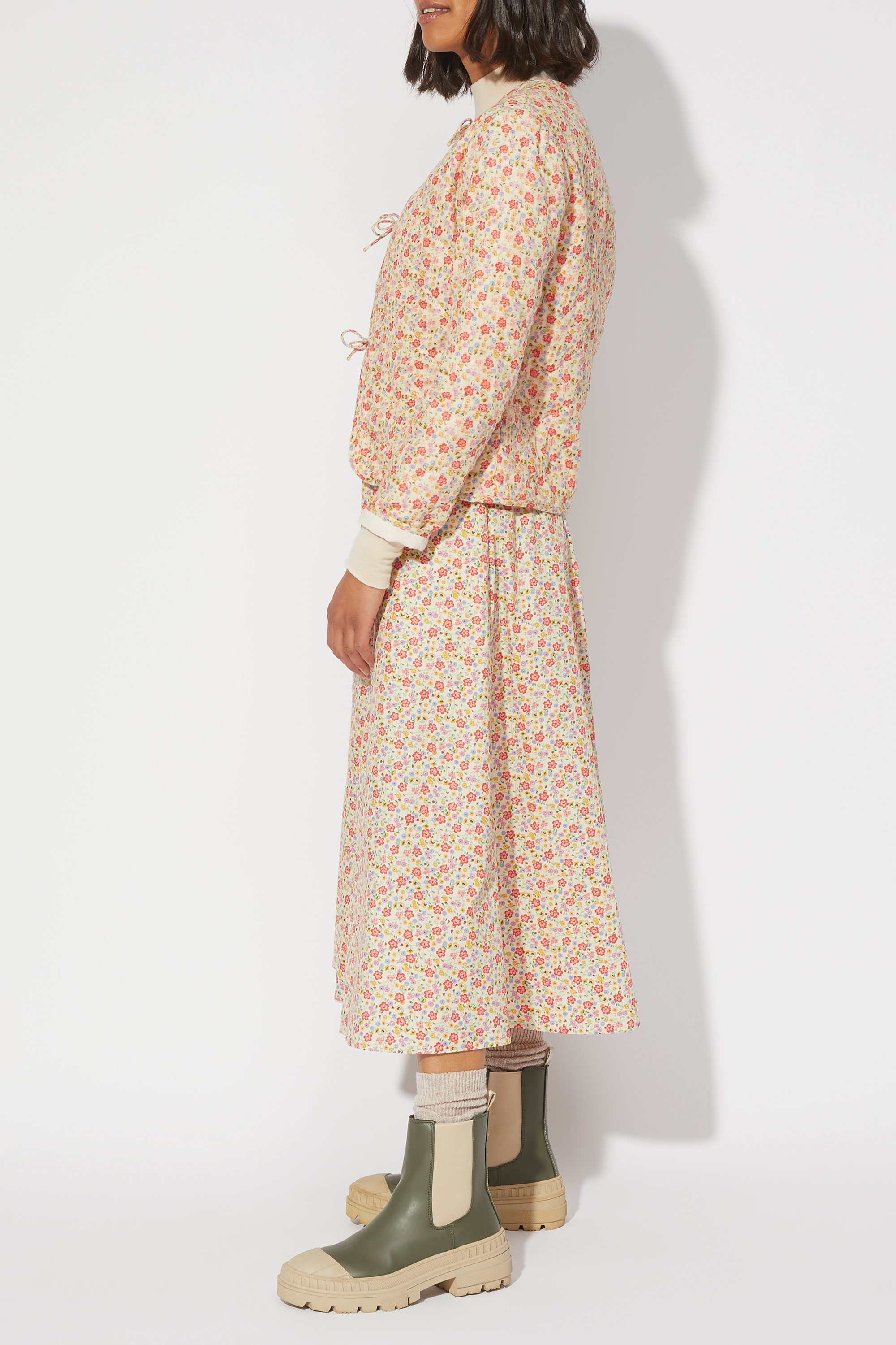 Pembridge Ditsy Printed Quilted Jacket