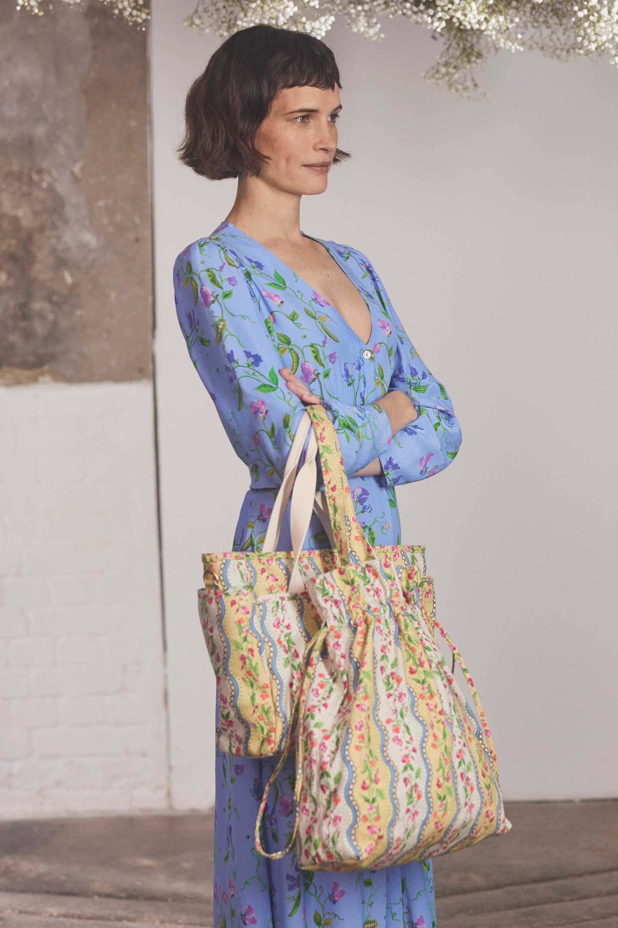 Sweet Pea Ruffle Tea Dress