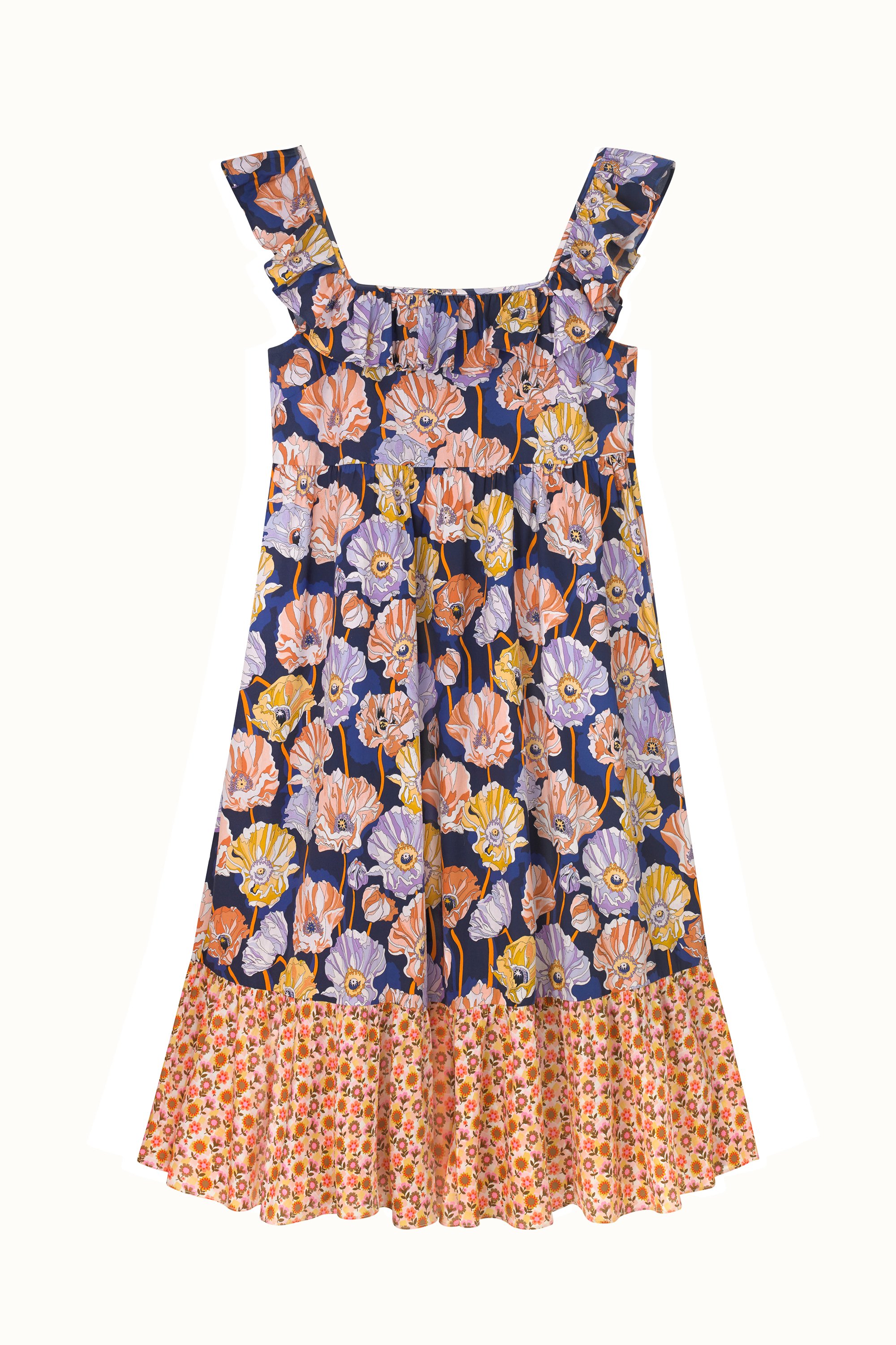 Summer Poppy Midscale Ruffle Dreamer Dress