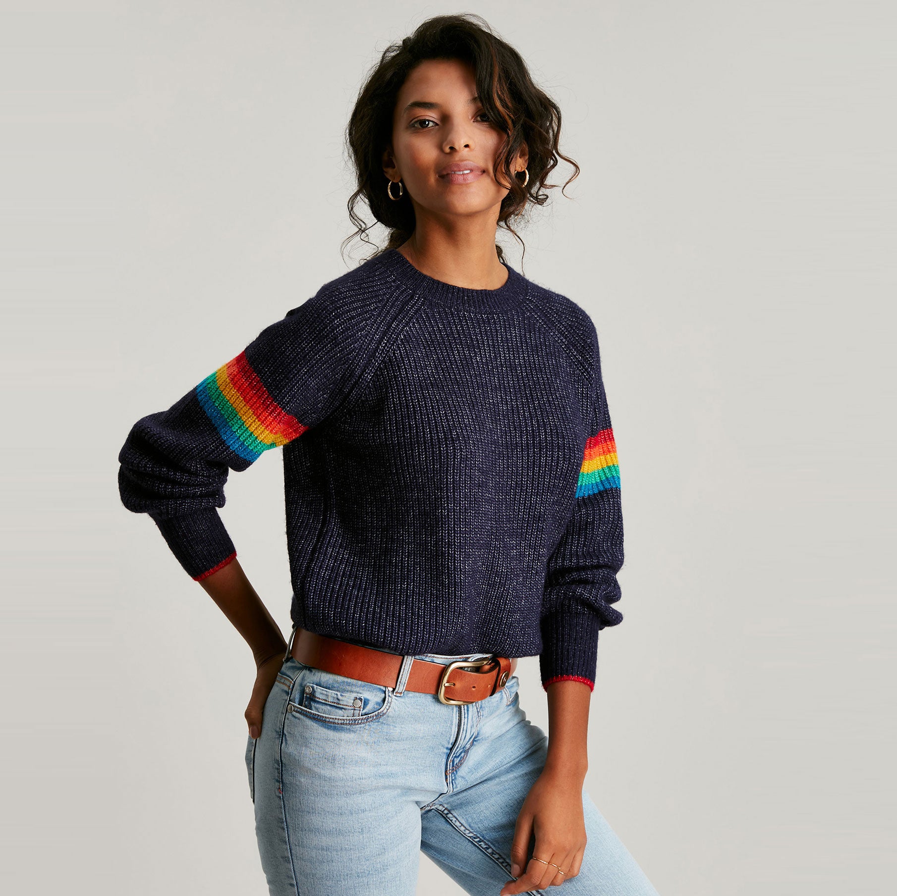 Joules Ladies Anna Balloon Sleeve Jumper