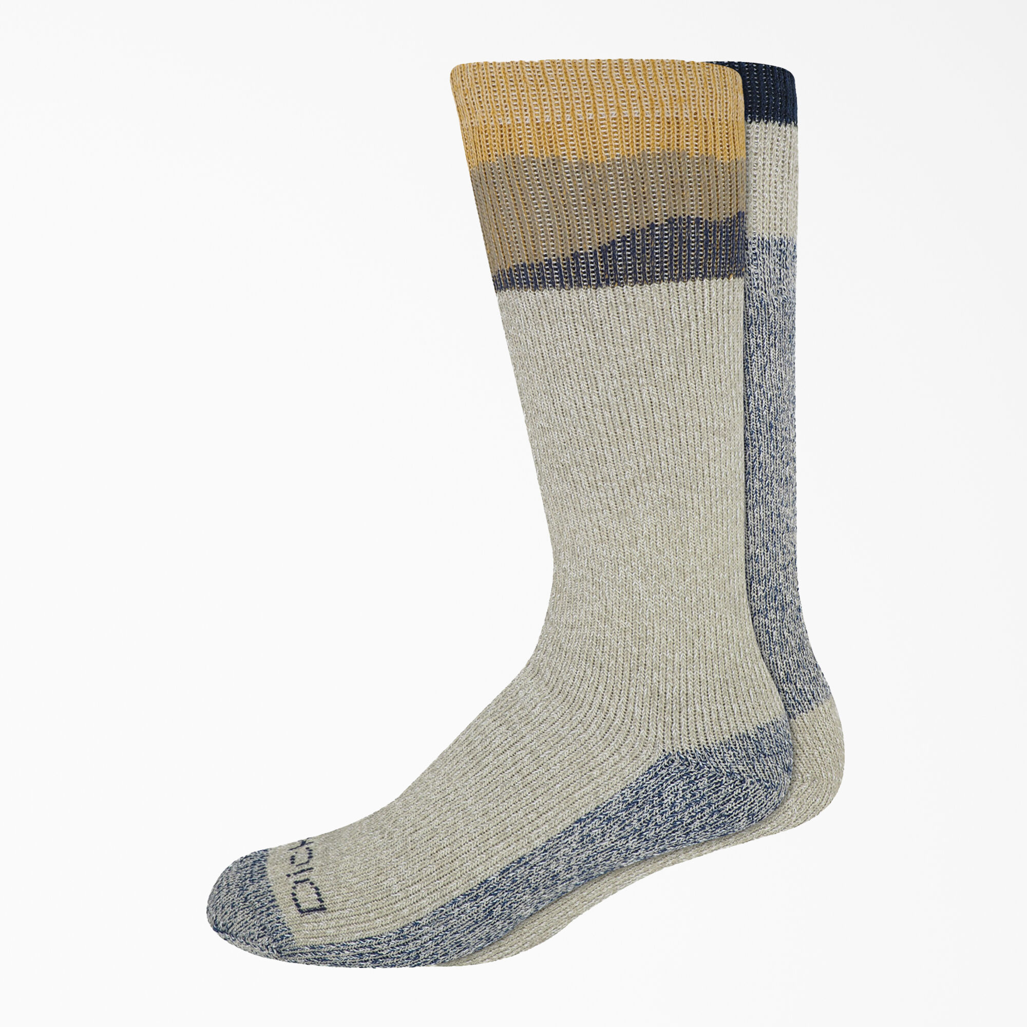 Heavyweight Charcoal Fiber Crew Socks, Size 6-12, 2-Pack