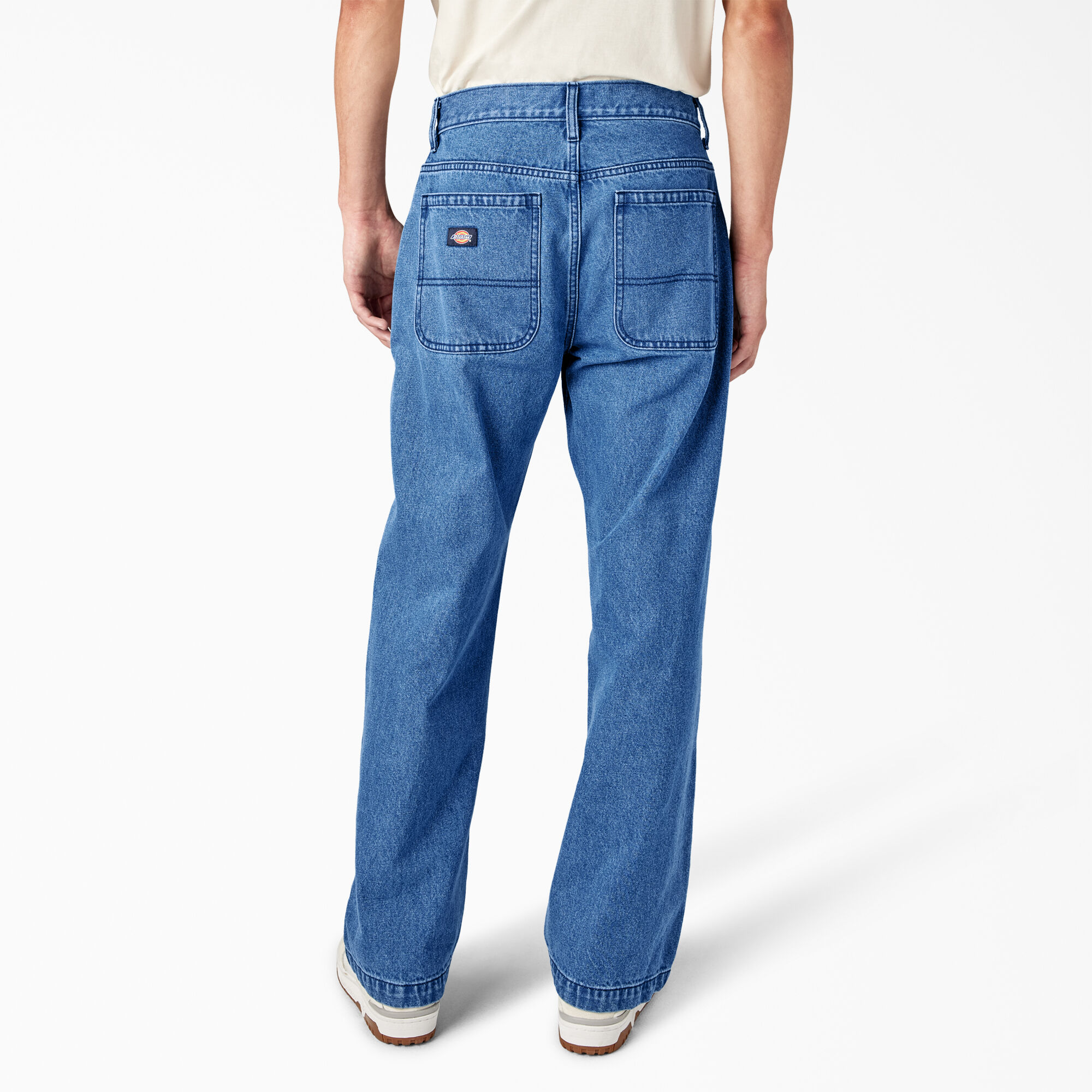 Loose Fit Double Knee Jeans
