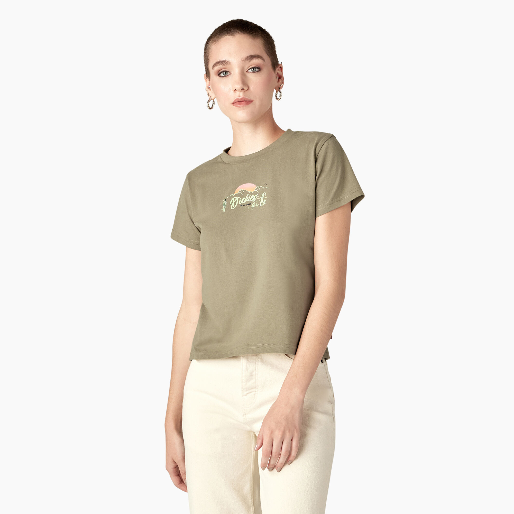 Women's Twill Ranch Graphic T-Shirt