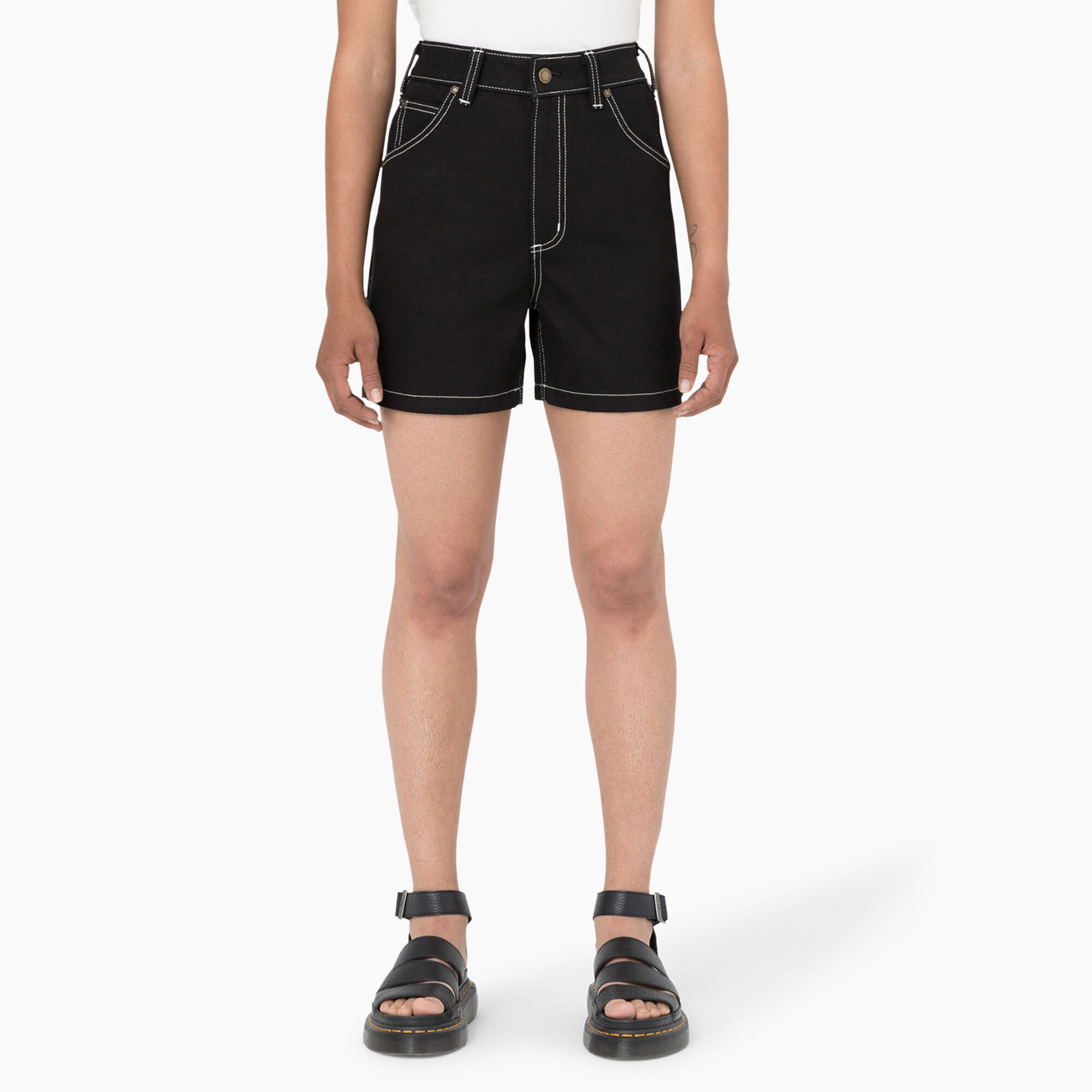 Women's Carpenter Jean Shorts, 5