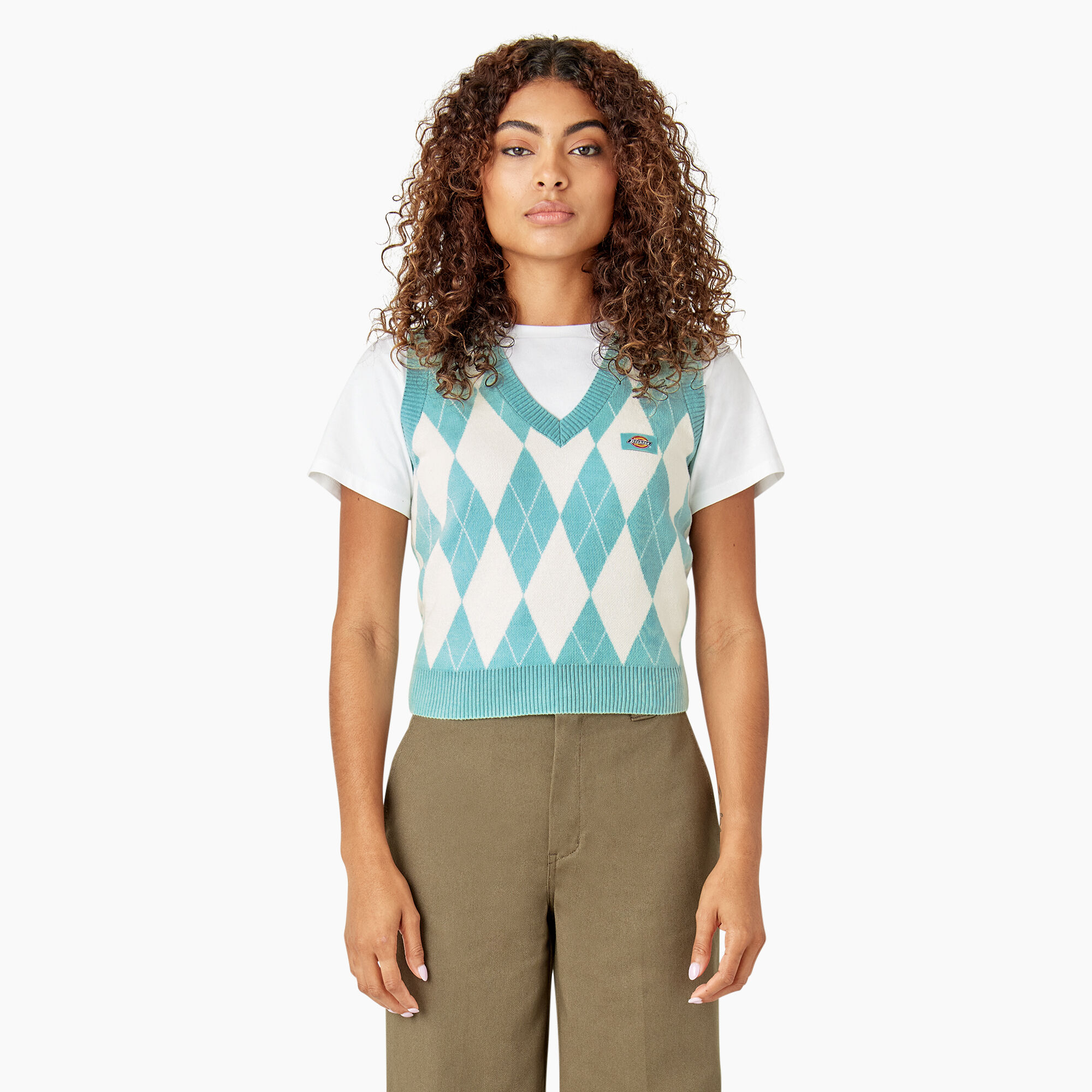 Women's Argyle Sweater Vest