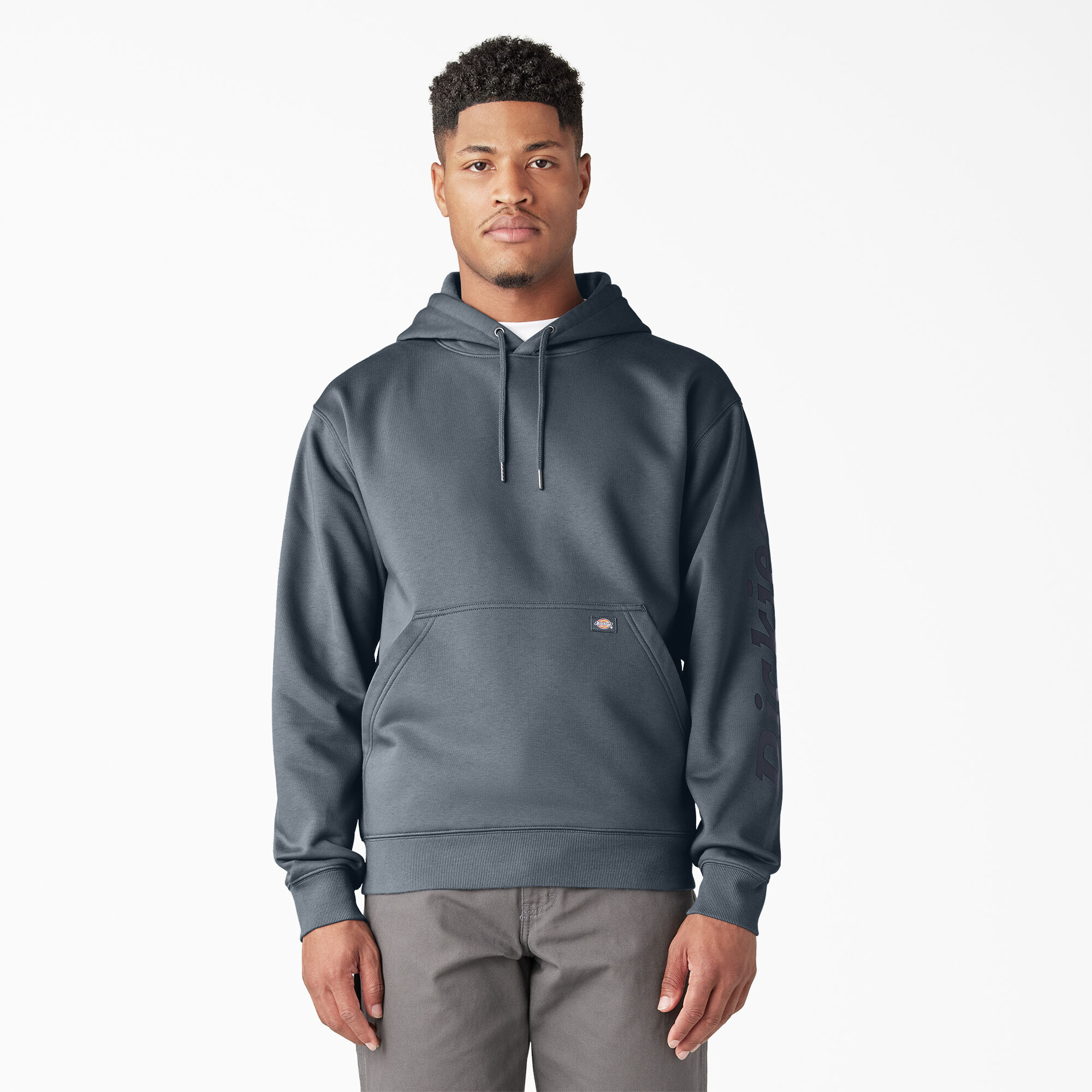 Water Repellent Logo Sleeve Hoodie
