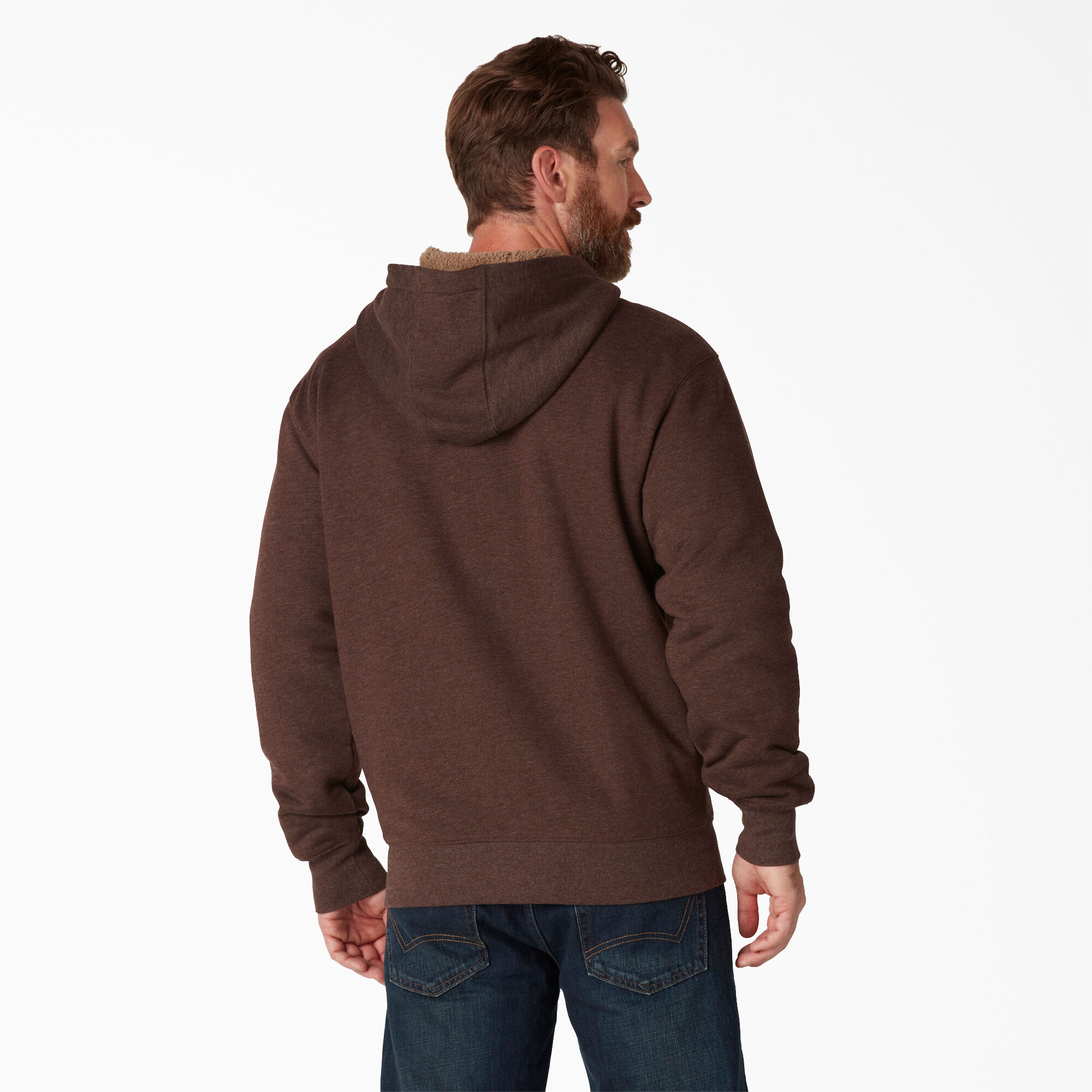 High Pile Fleece Lined Full Zip Hoodie
