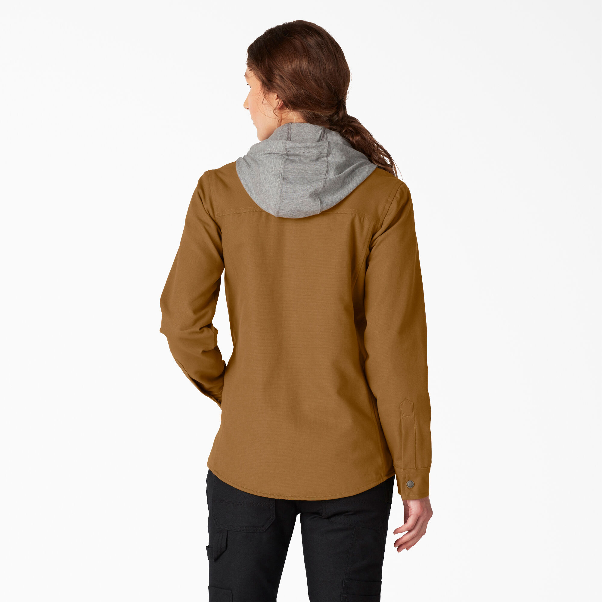 Women's Duck Hooded Shirt Jacket