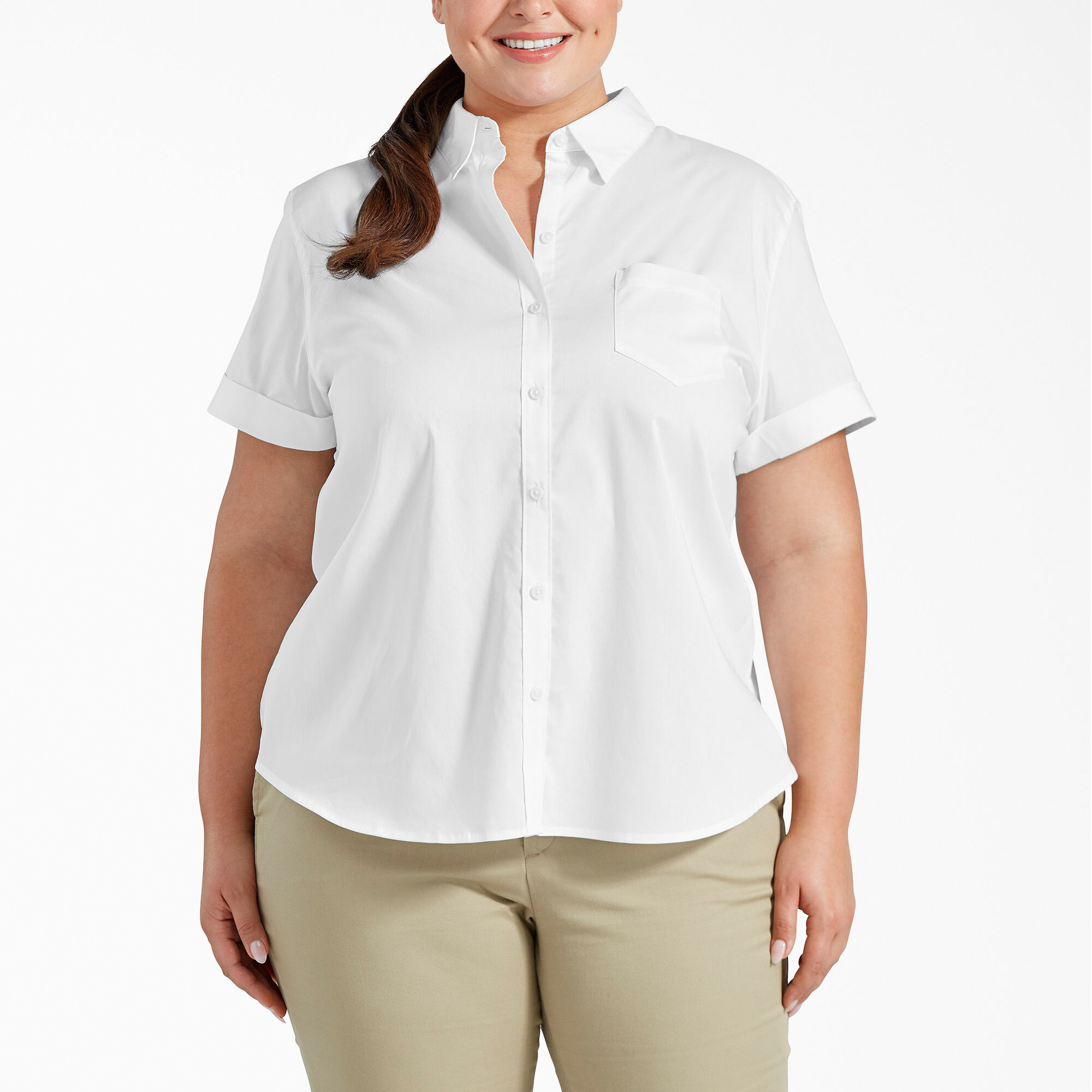 Women's Plus Button-Up Shirt