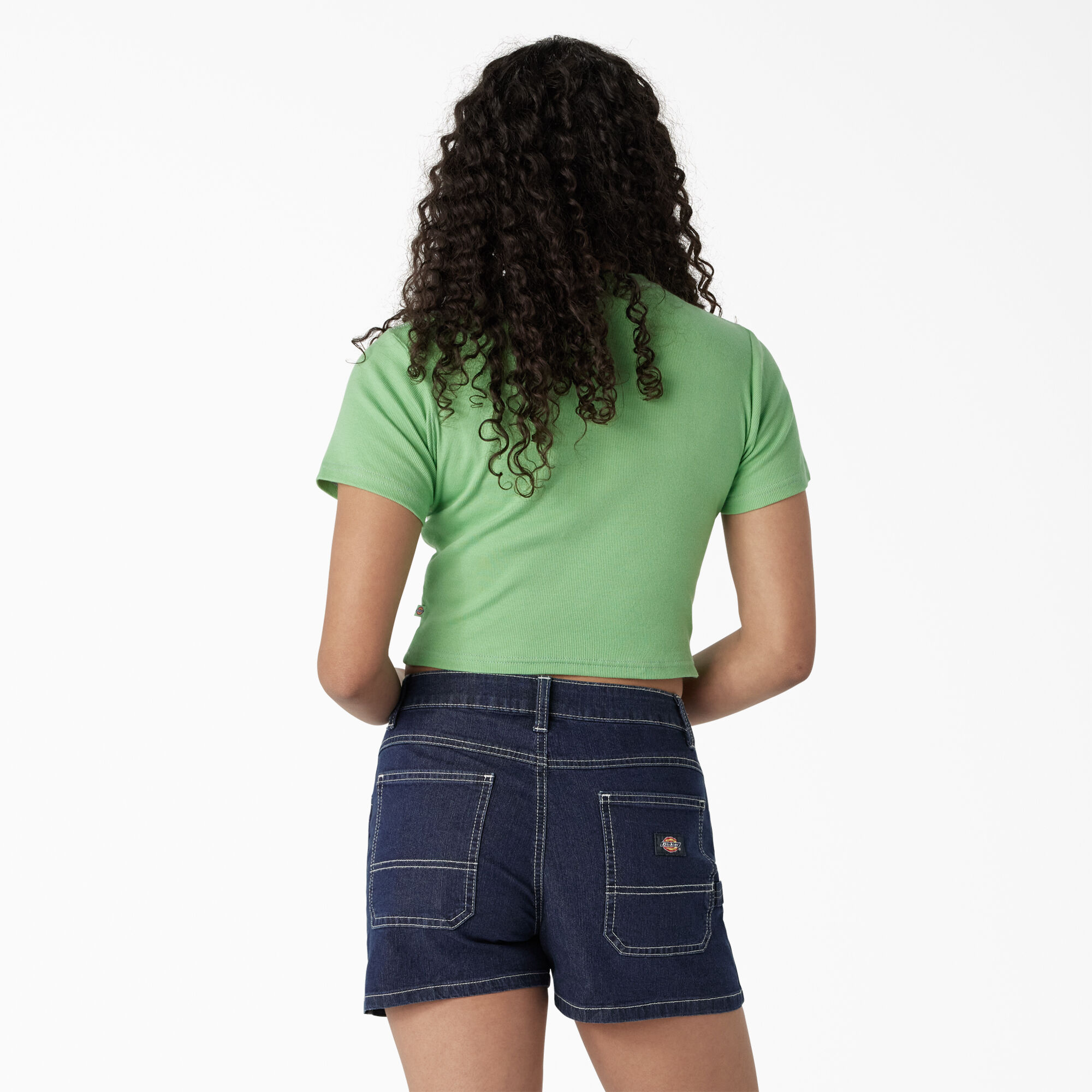 Women's Butterfly Graphic Cropped Baby T-Shirt