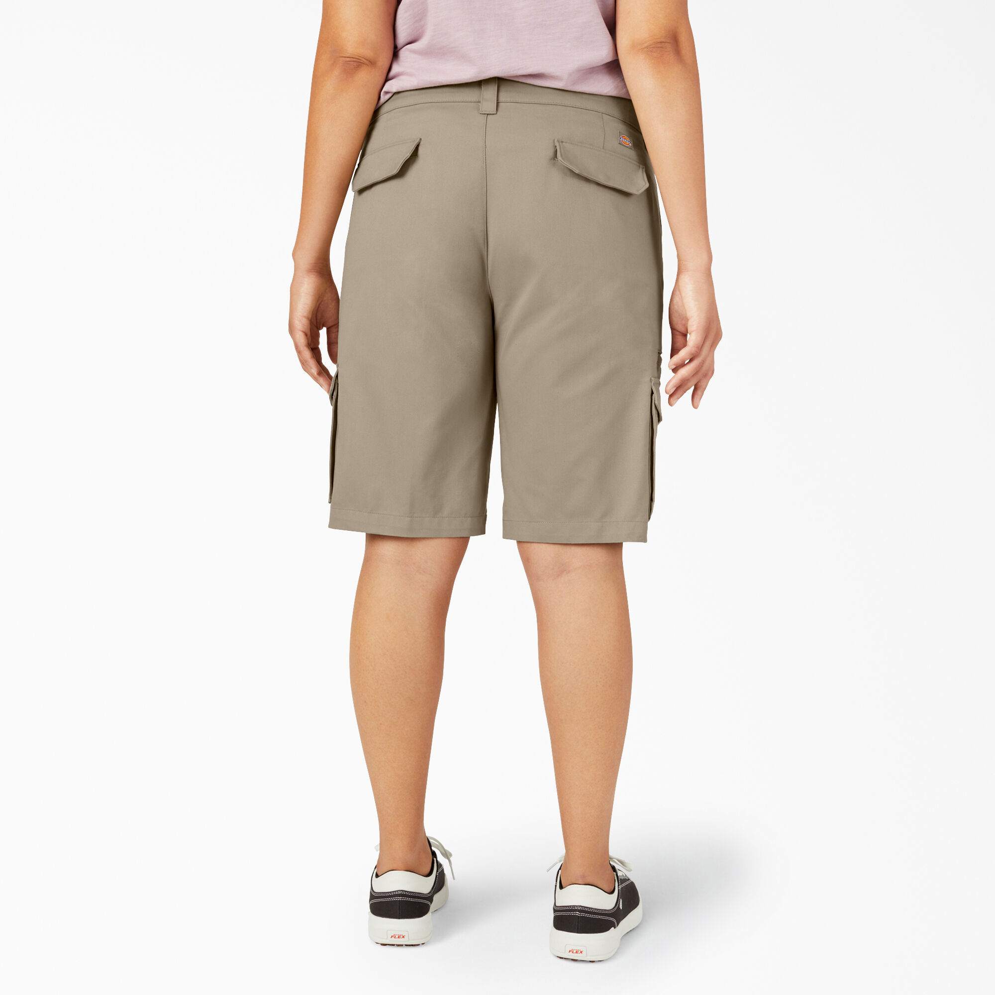 Women's Plus Relaxed Fit Cargo Shorts, 11