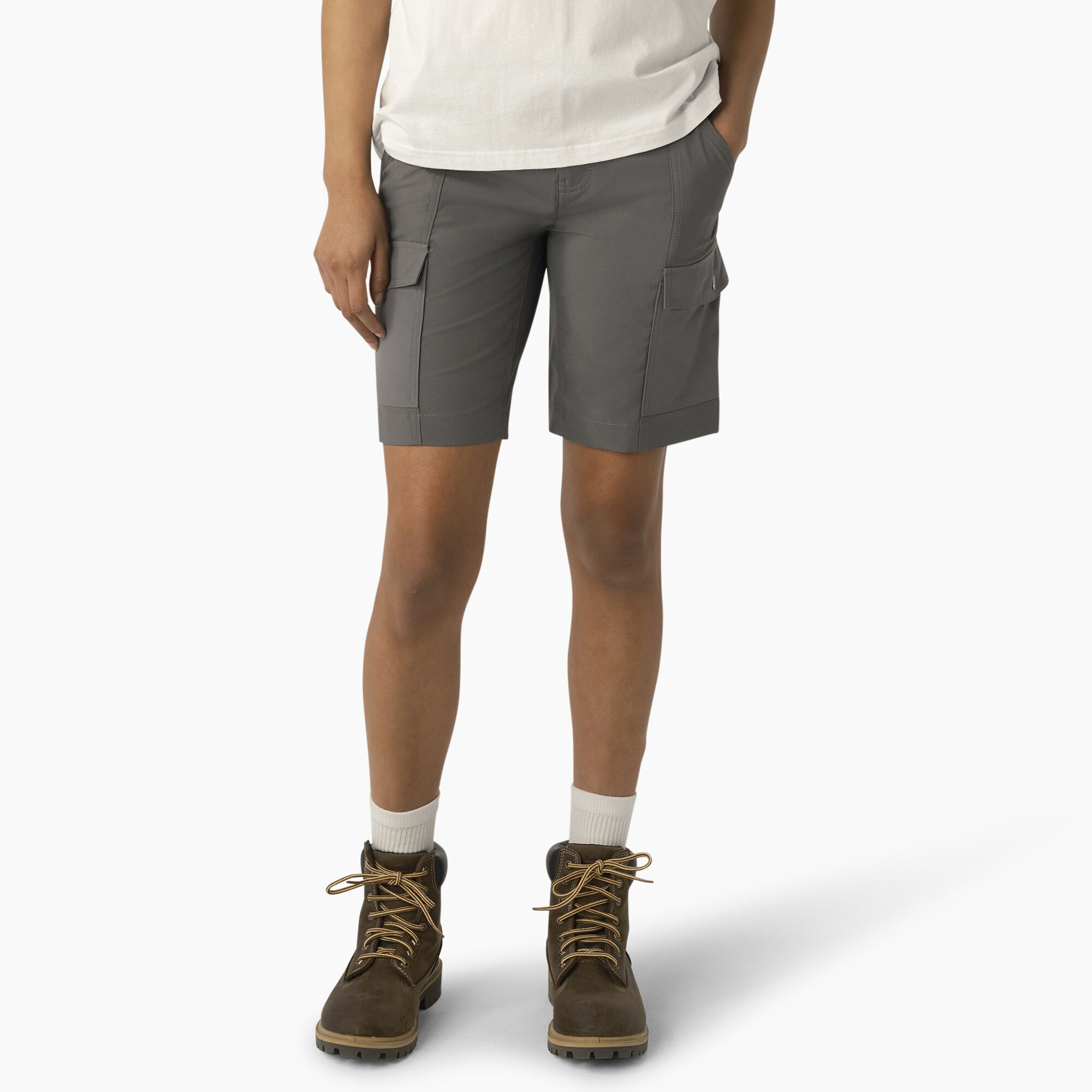 Women's Cooling Slim Fit Cargo Shorts, 10