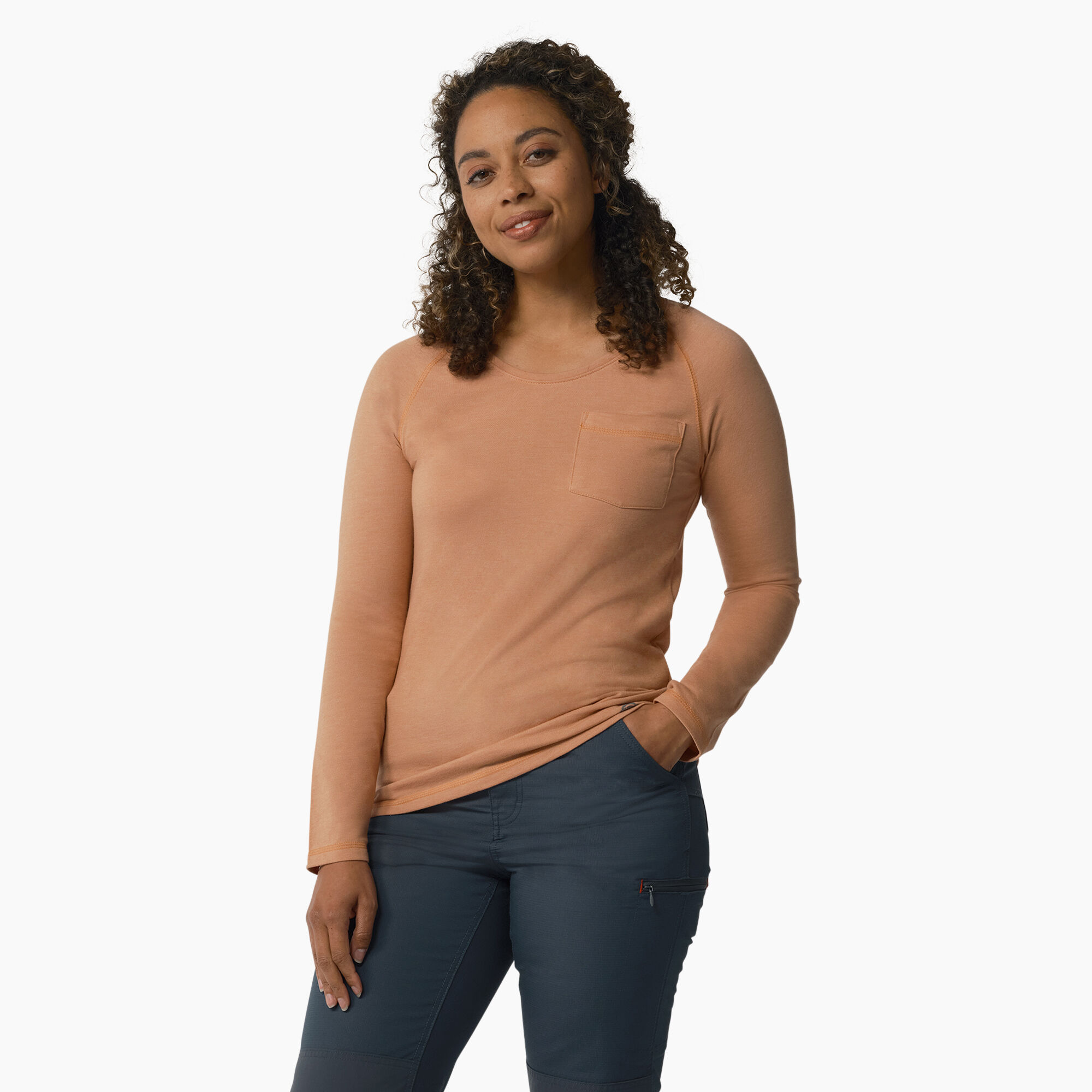 Women's Cooling Long Sleeve Pocket T-Shirt