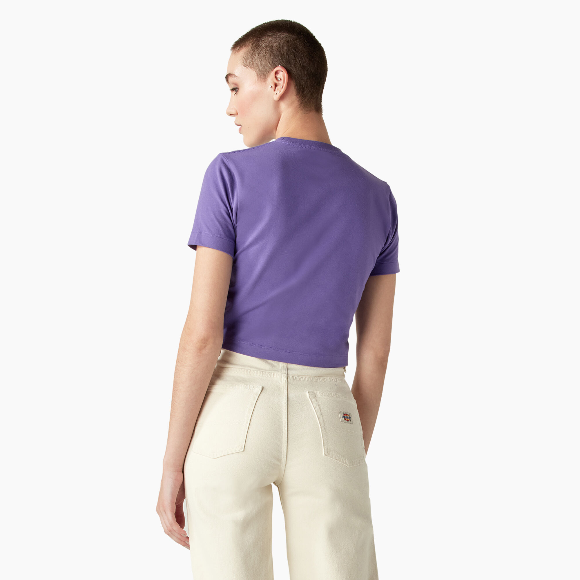 Women's Garden Plain Cropped T-Shirt