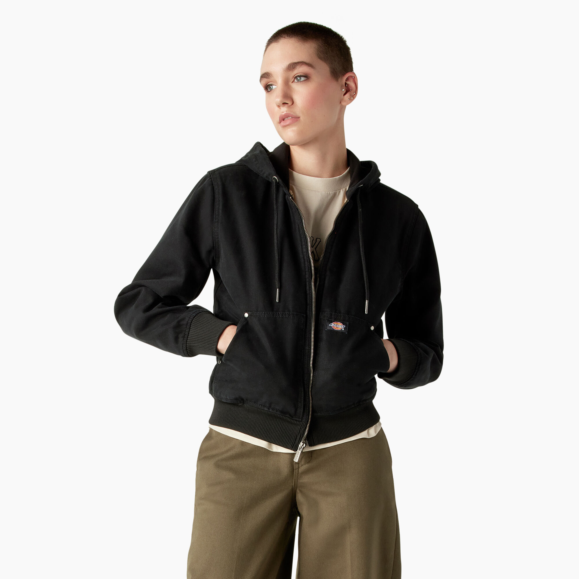 Women's Duck Canvas Fleece Lined Jacket