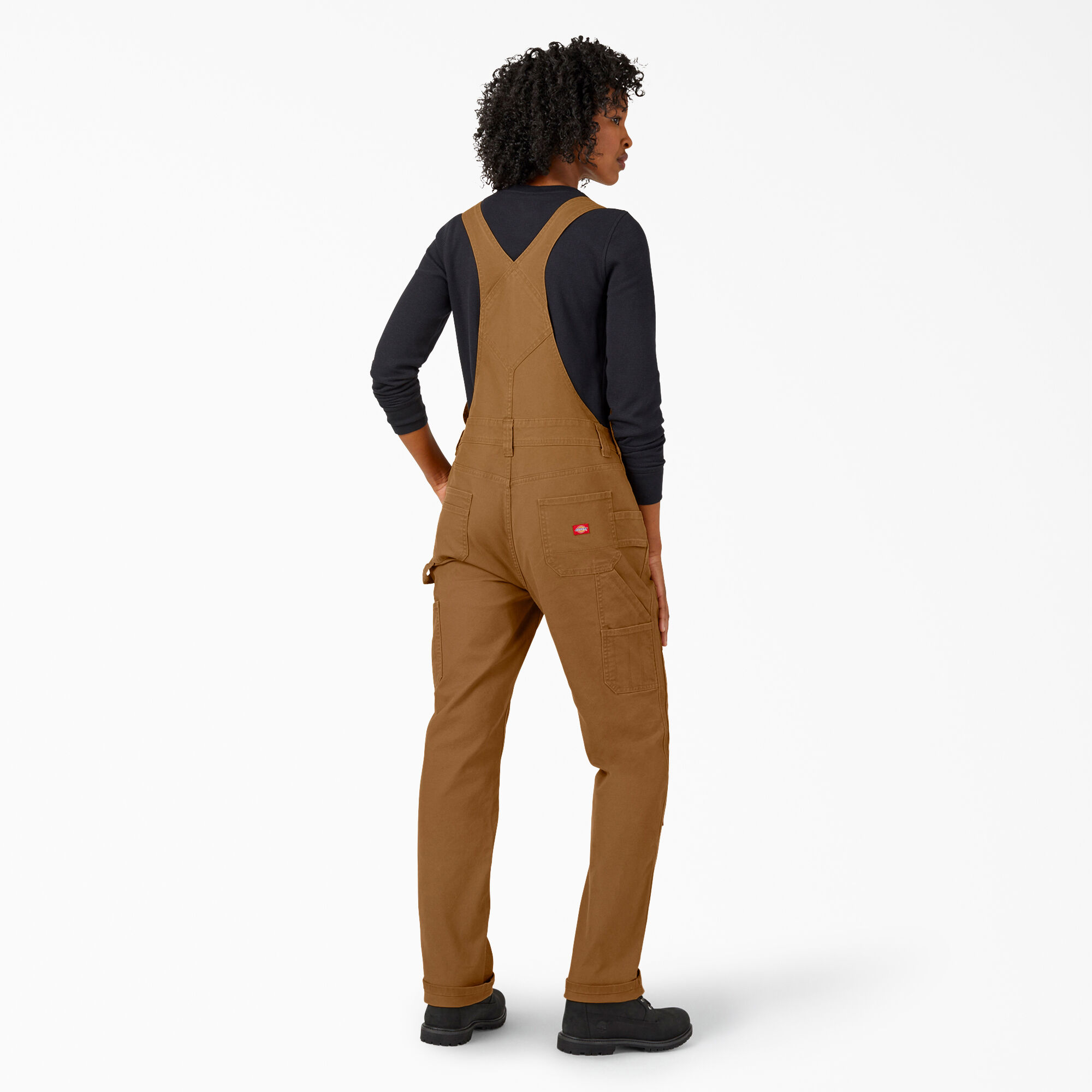 Women's Straight Fit Duck Double Front Bib Overalls