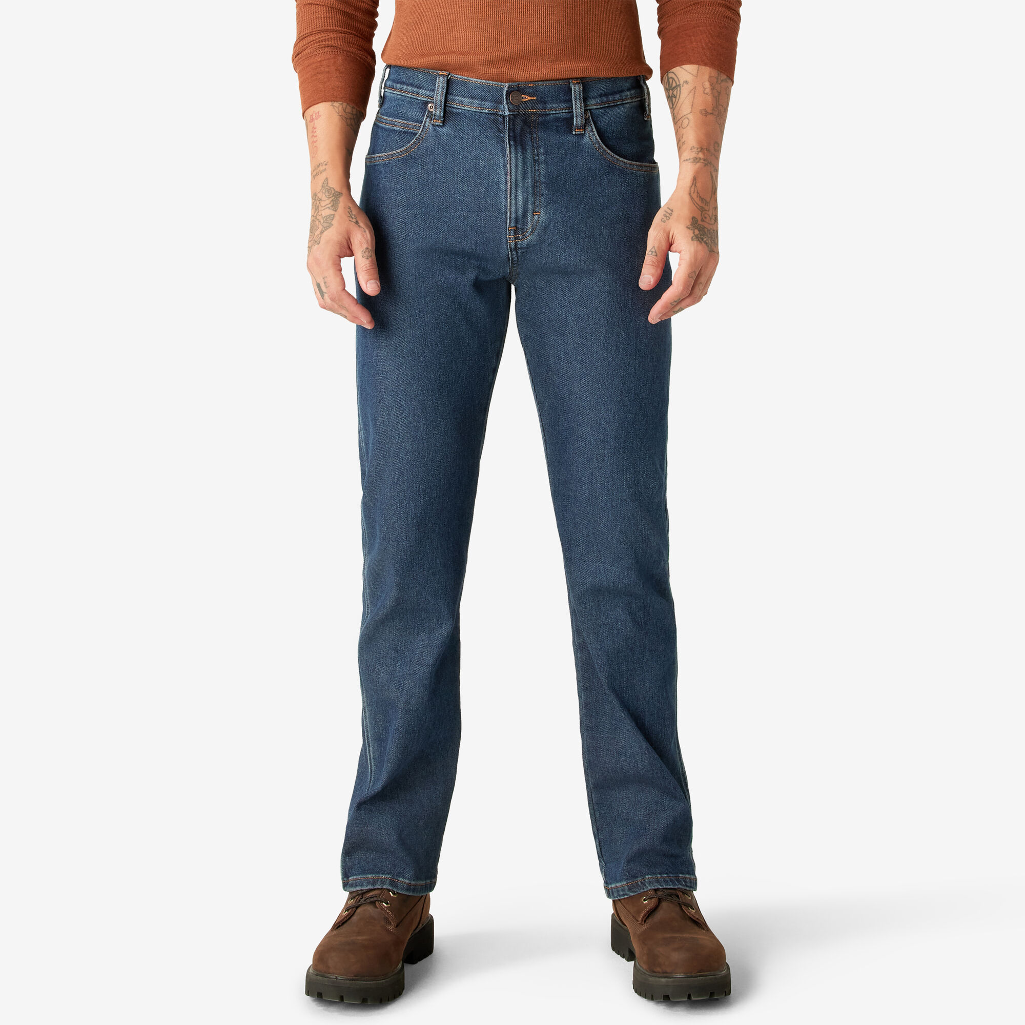 FLEX Lined Regular Fit 5-Pocket Jeans