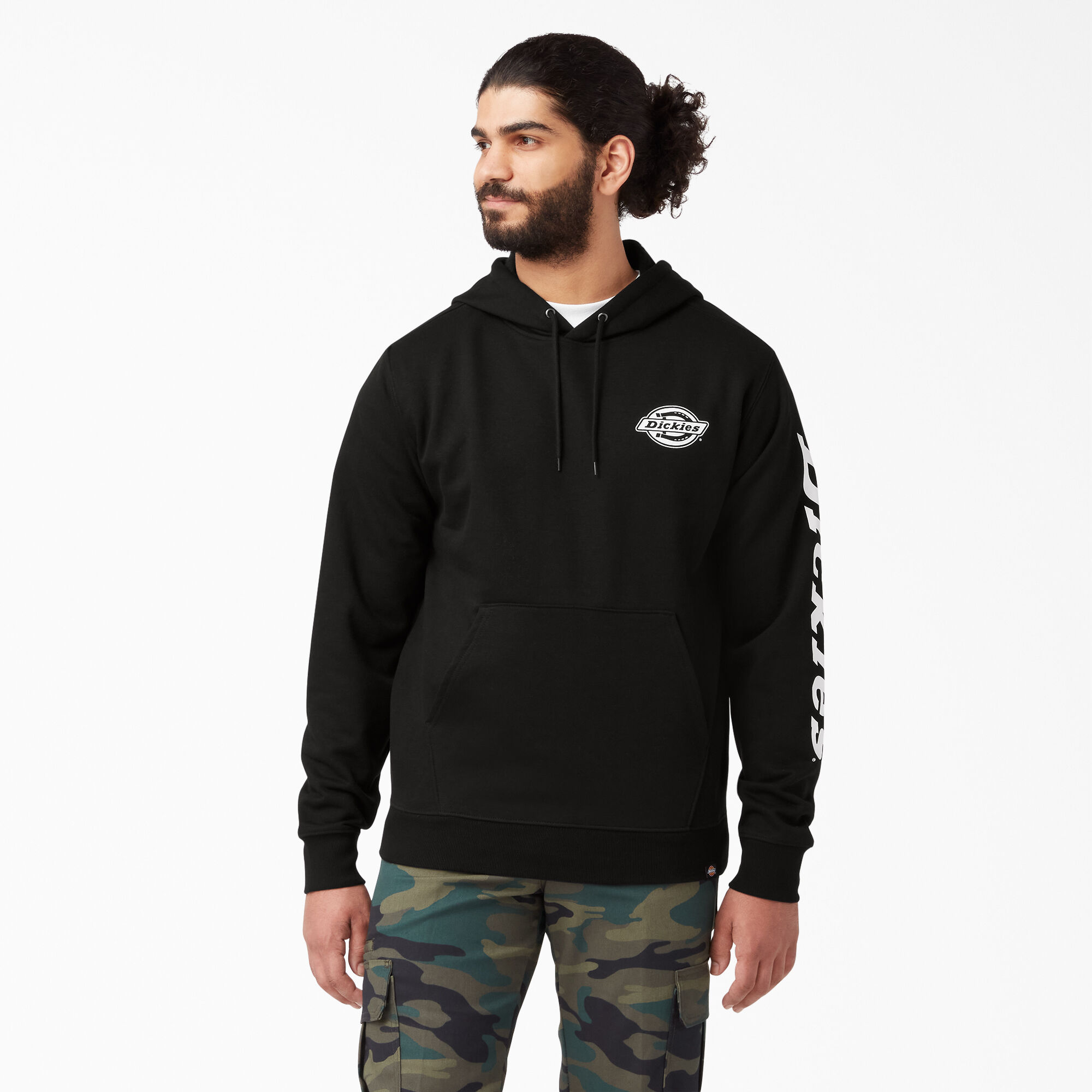 Logo Sleeve Fleece Hoodie