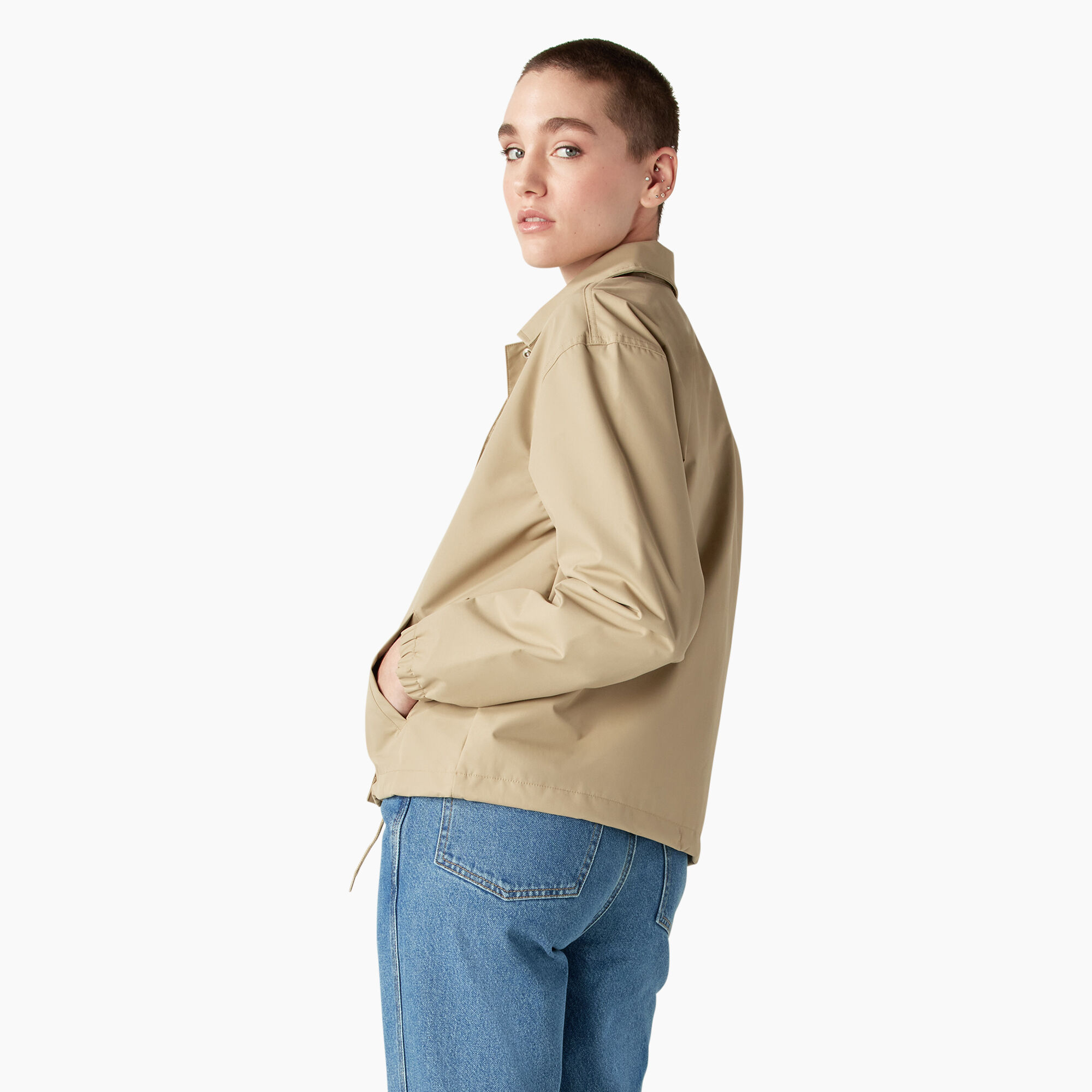 Women's Oakport Cropped Coaches Jacket