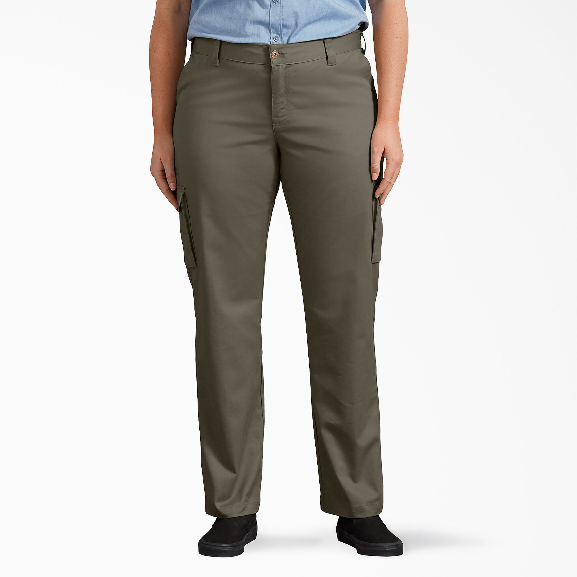 Women's Plus Relaxed Fit Stretch Cargo Pants