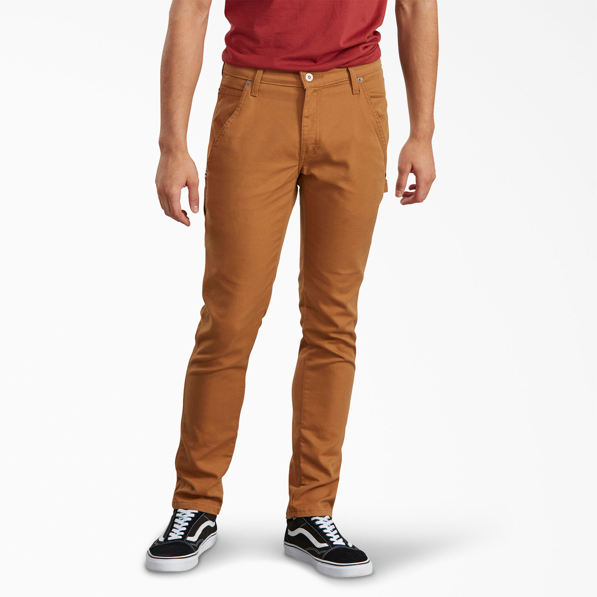Slim Fit Tapered Leg Carpenter Duck Pants
