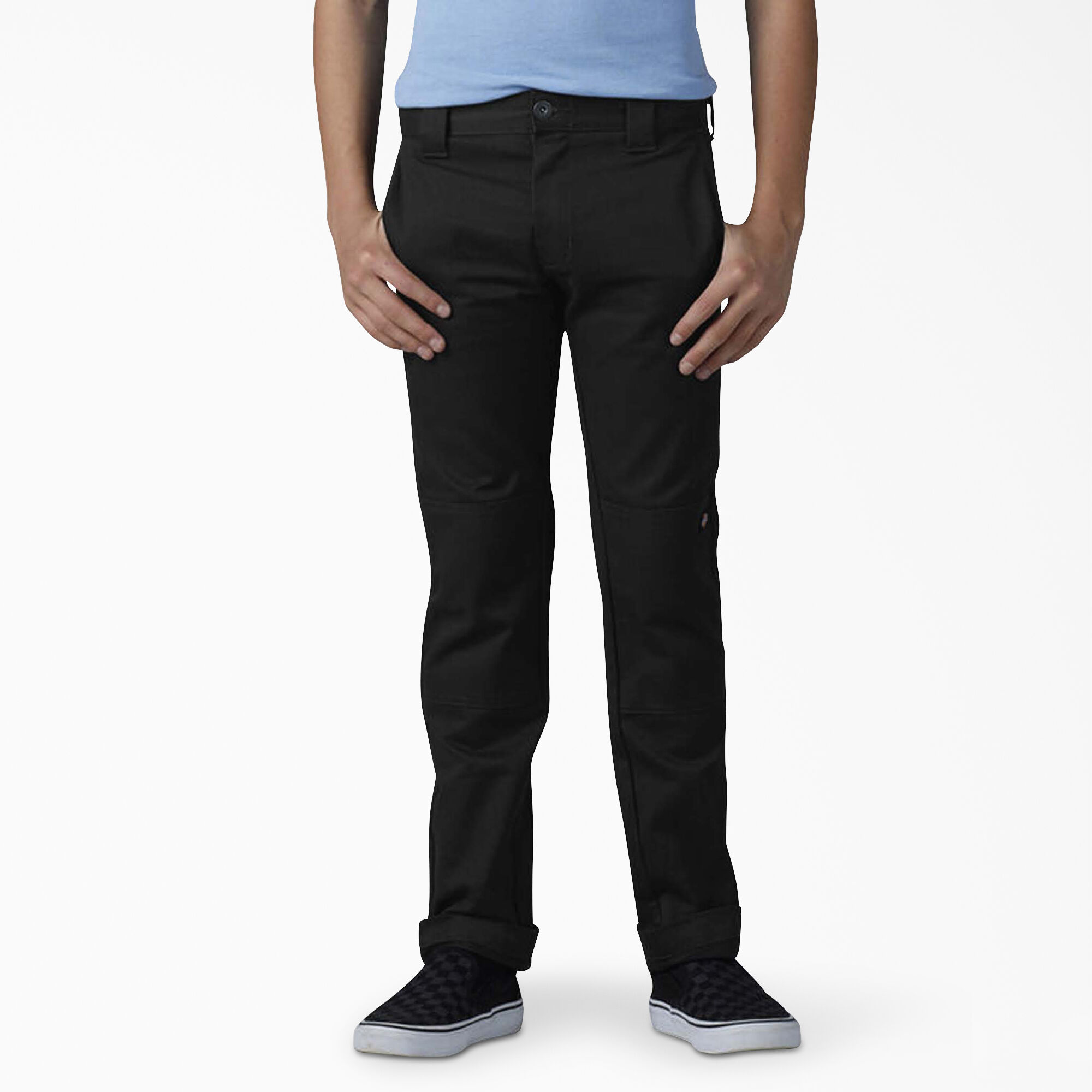 Boys' FLEX Skinny Fit Double Knee Pants, 4-20