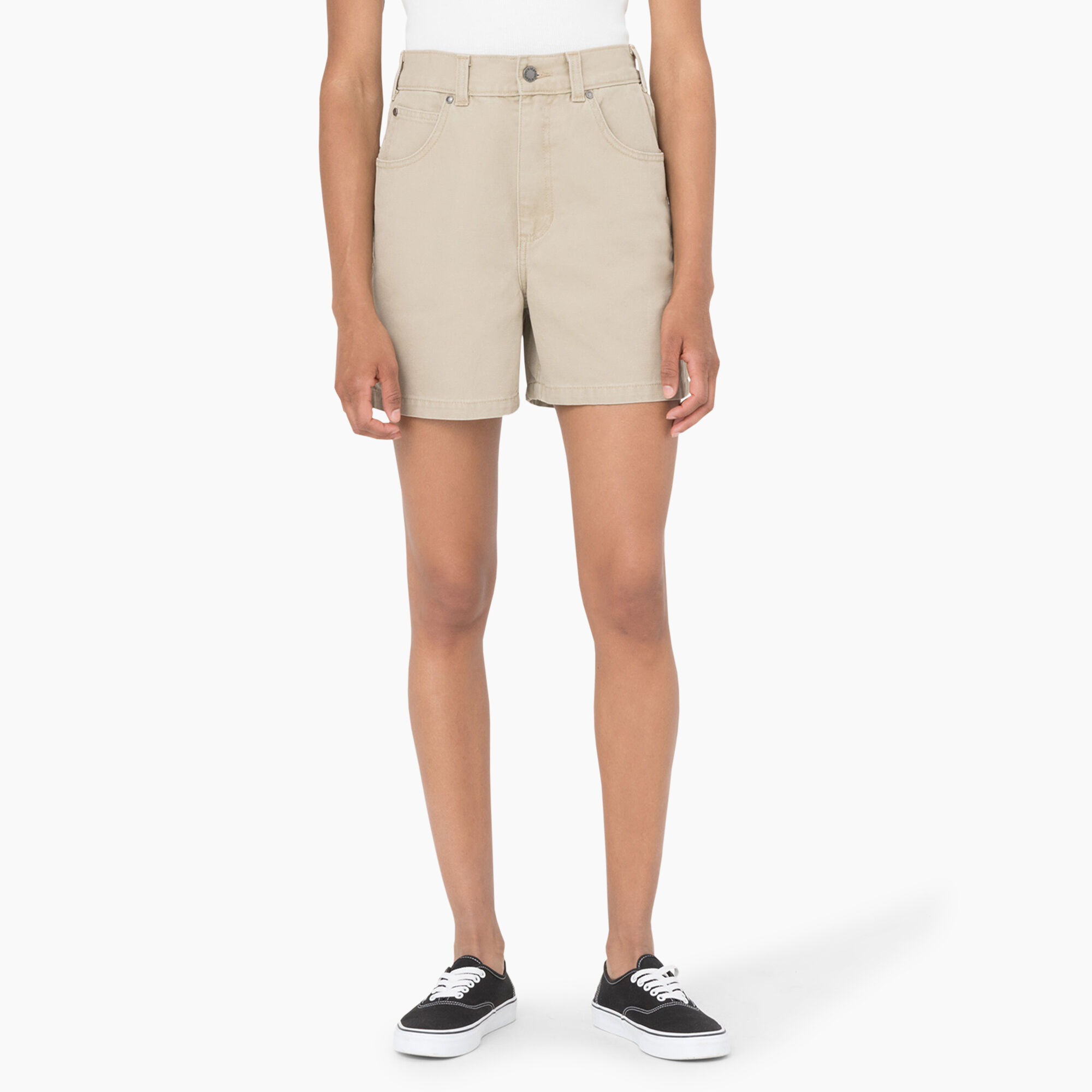 Women's Regular Fit Duck Shorts, 5