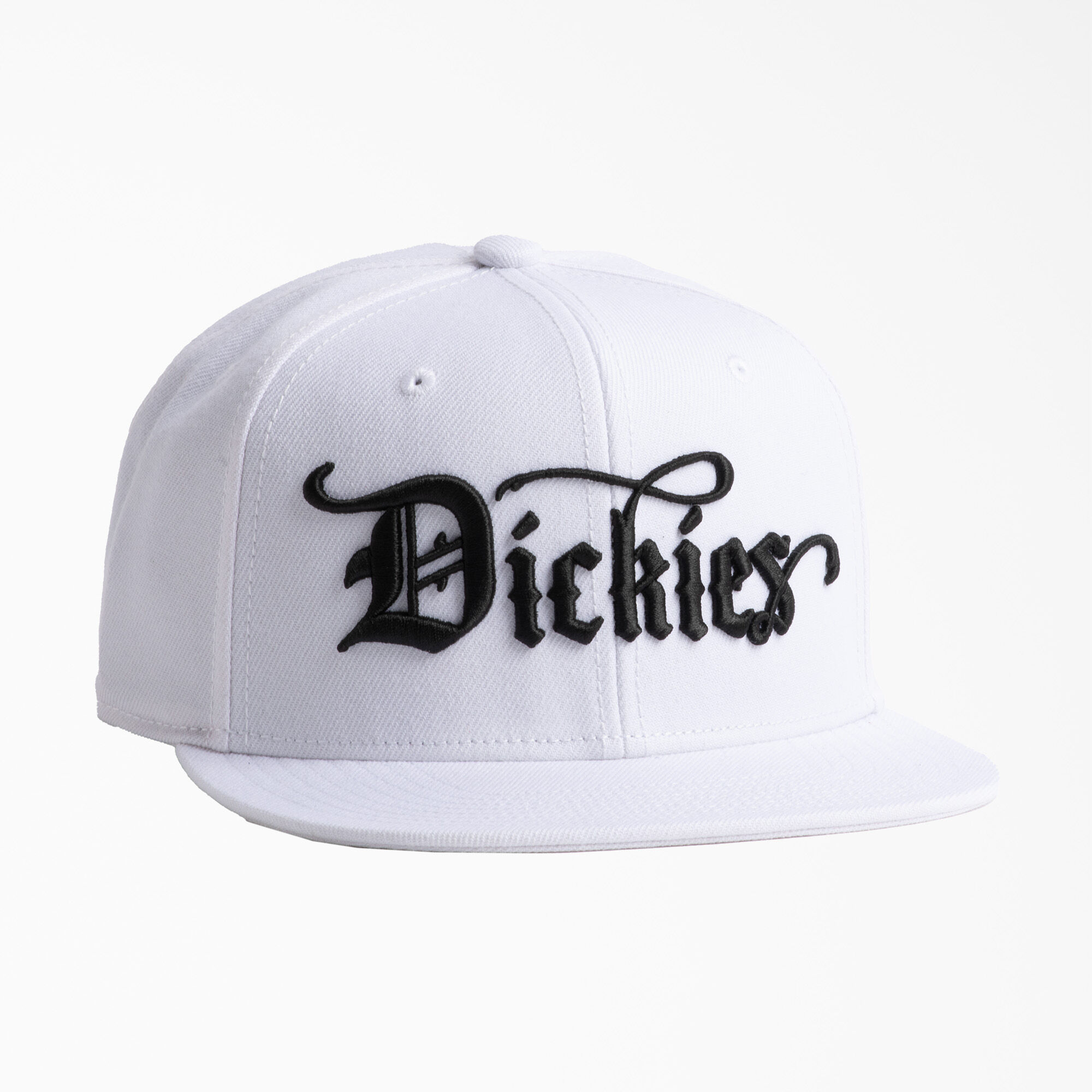 Embroidered Flat Brim Hat