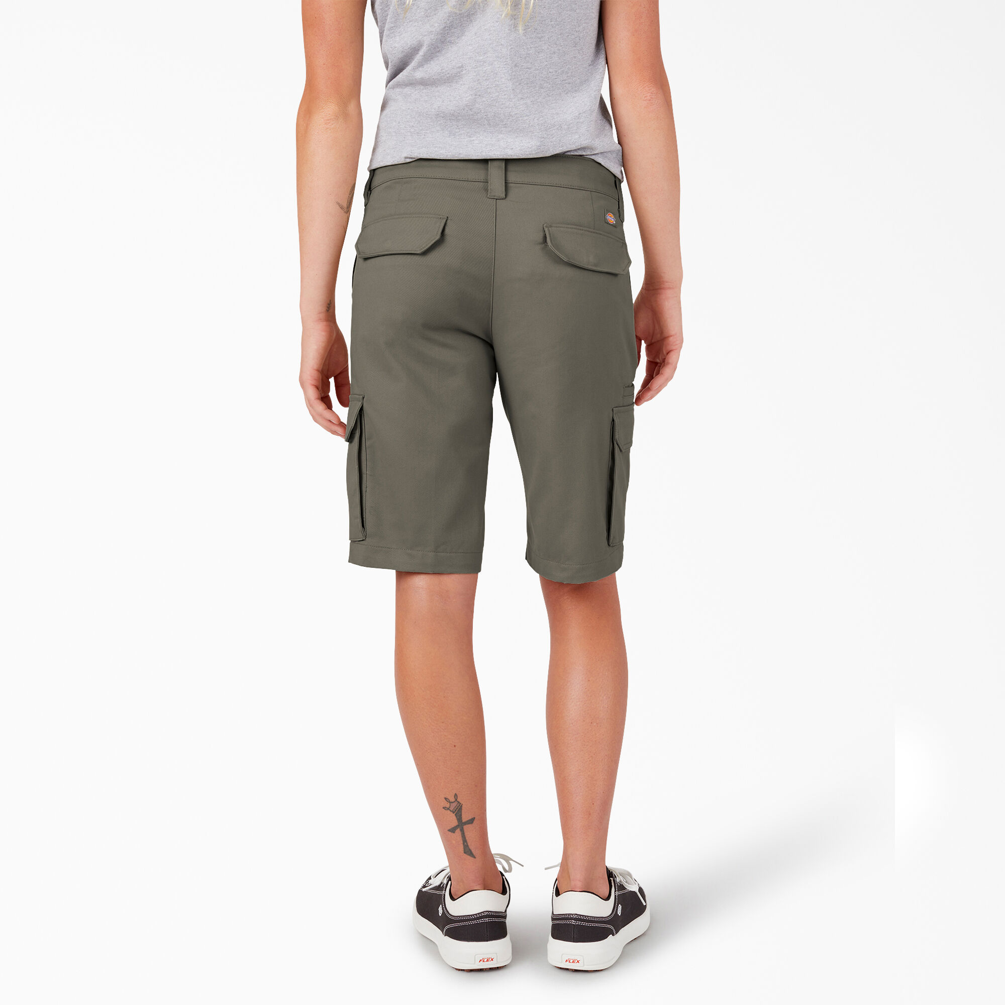 Women's Relaxed Fit Cargo Shorts, 11
