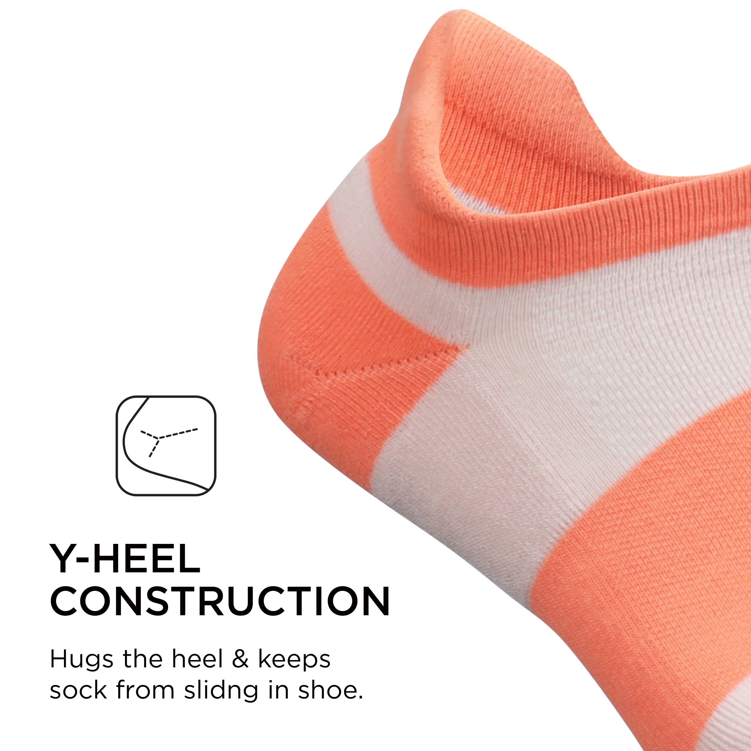High Performance Cushion No Show Tab - Running Socks for Men and Women - Athletic Ankle Socks