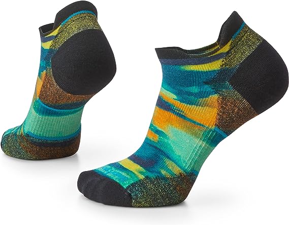Run Targeted Cushion Brushed Print Low Ankle Sock - Women
