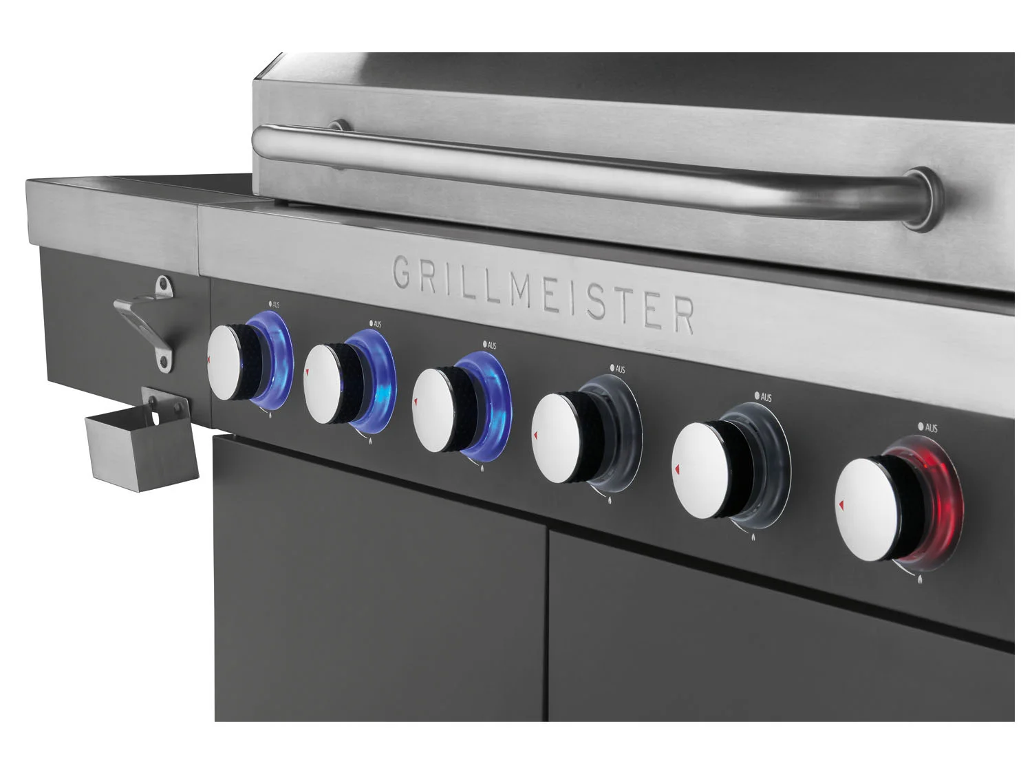 GRILLMEISTER gas grill, 6plus1 burner, 26.1 kW - LIDL