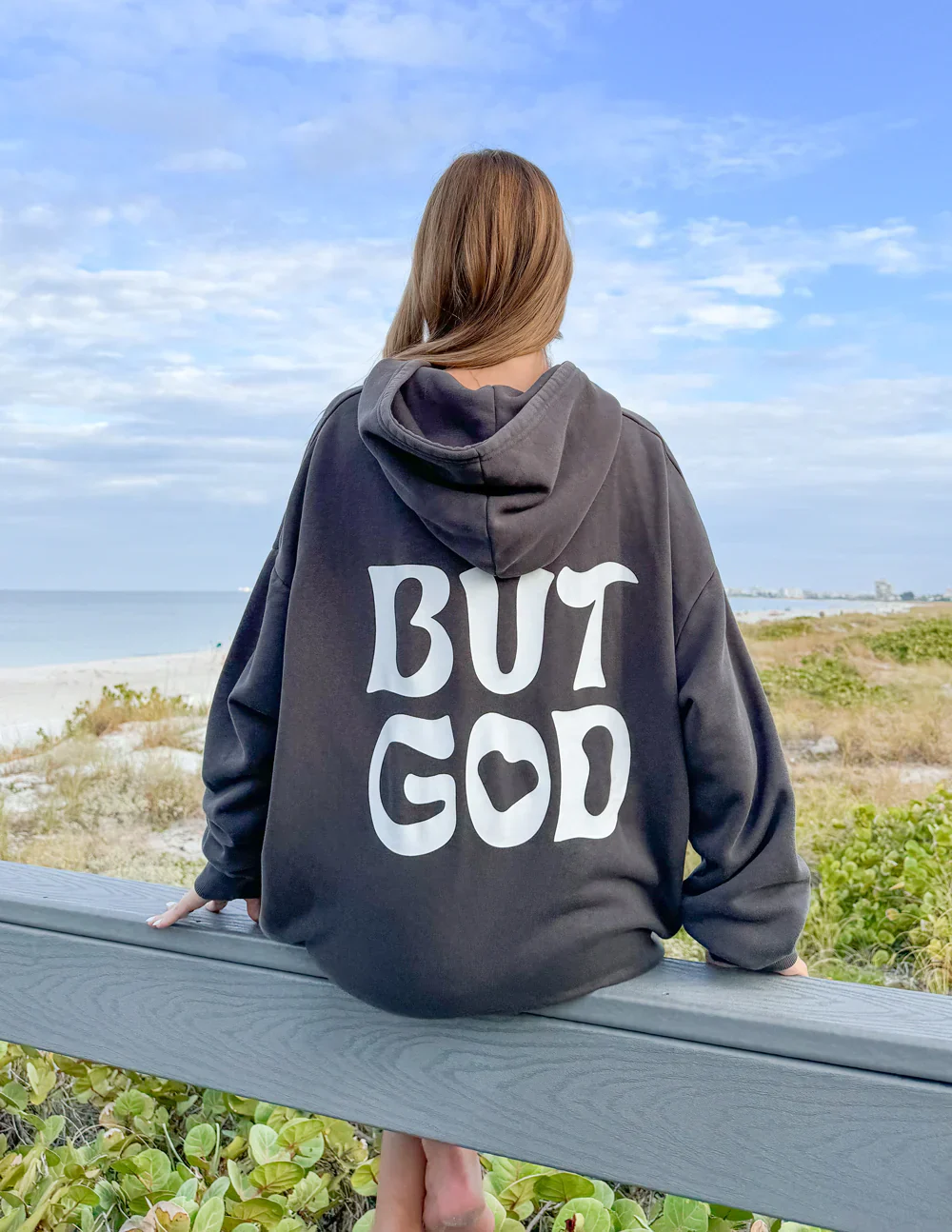 But God Grey Unisex Hoodie