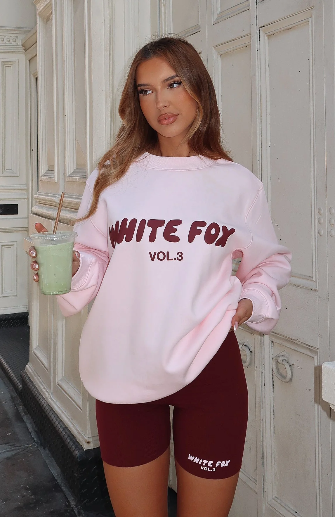 Offstage Ribbed Bike Shorts Red Velvet