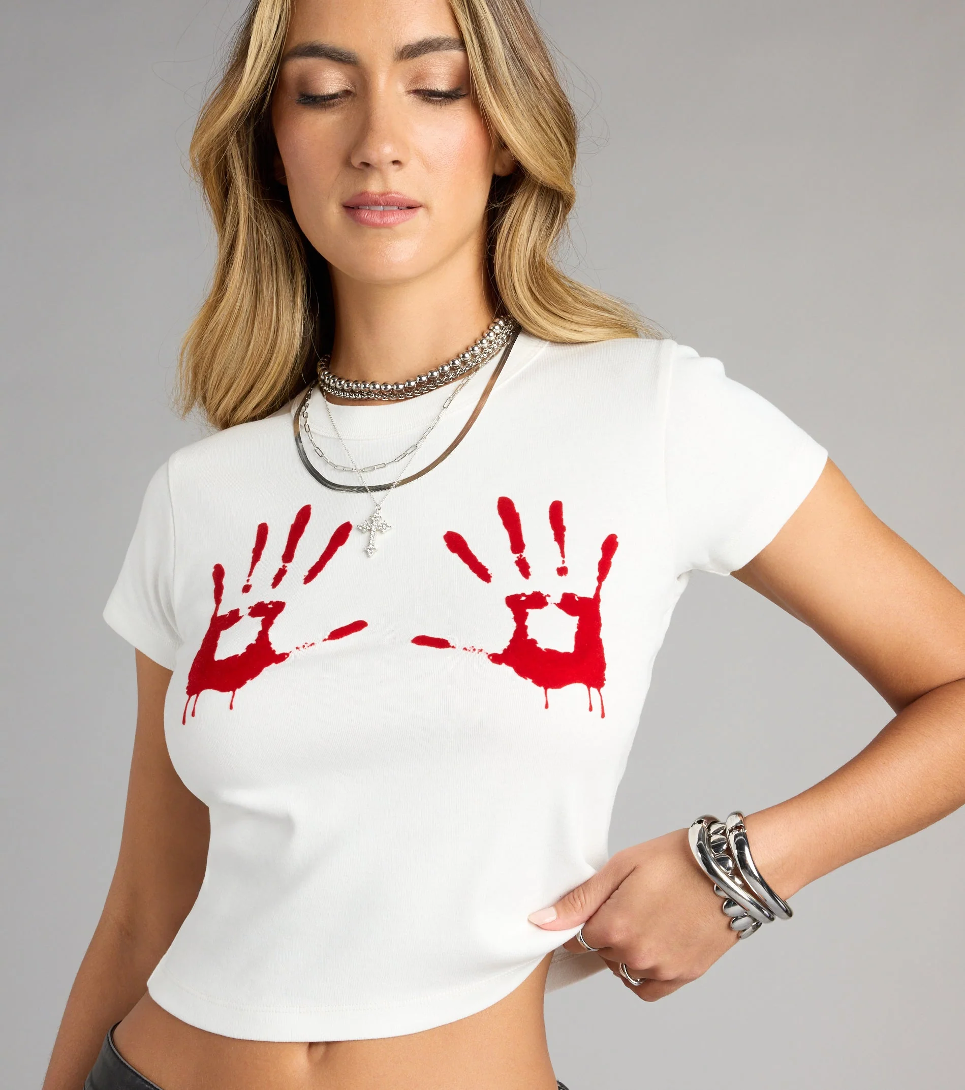 Hands On Graphic Baby Tee
