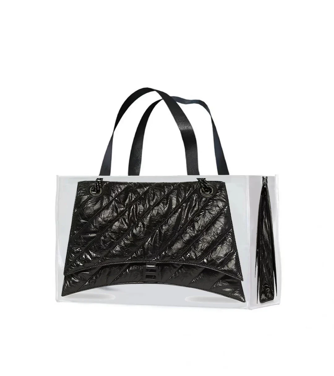 Grocery Bags Creative Parody Hourglass Bag Print Woven Bag Fire All Over Net Fitness Leisure Bag