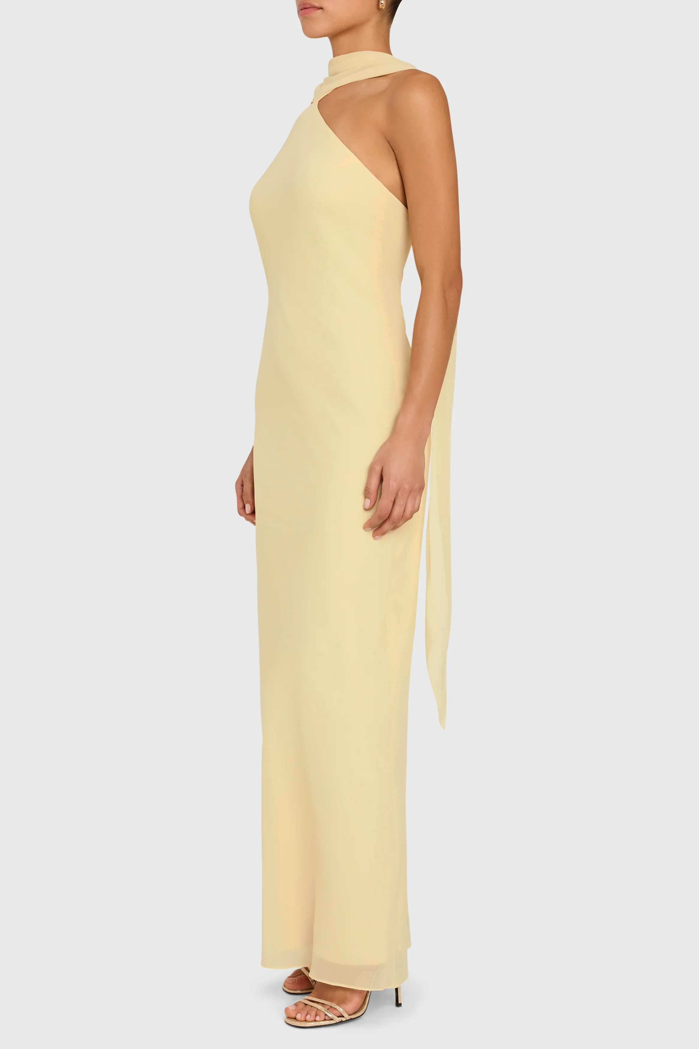 Cornsil Yellow Maxi Dress
