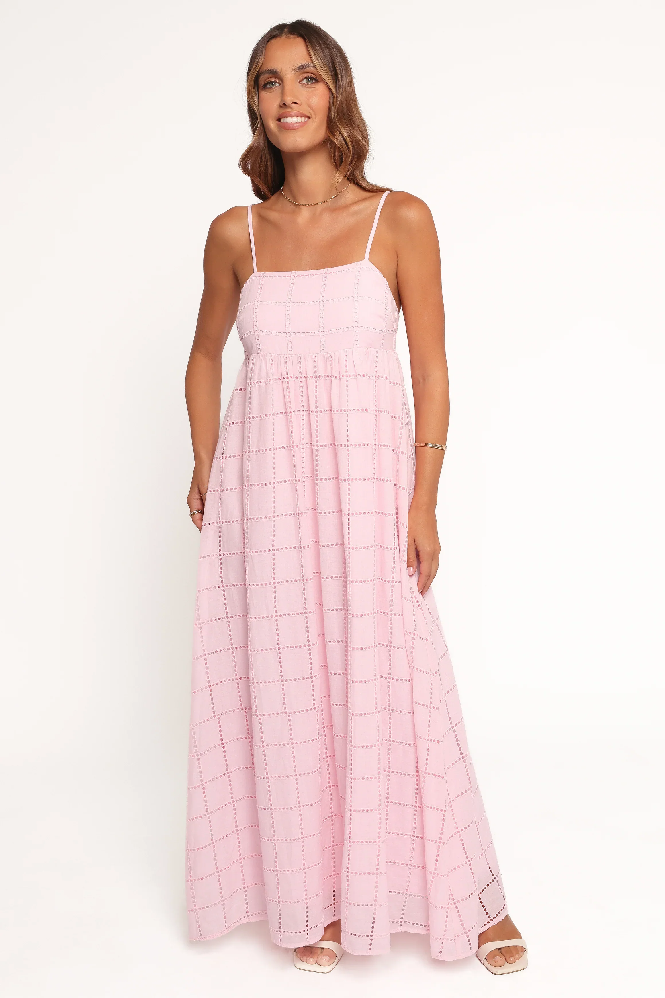 Alyah Maxi Dress - Pale Pink