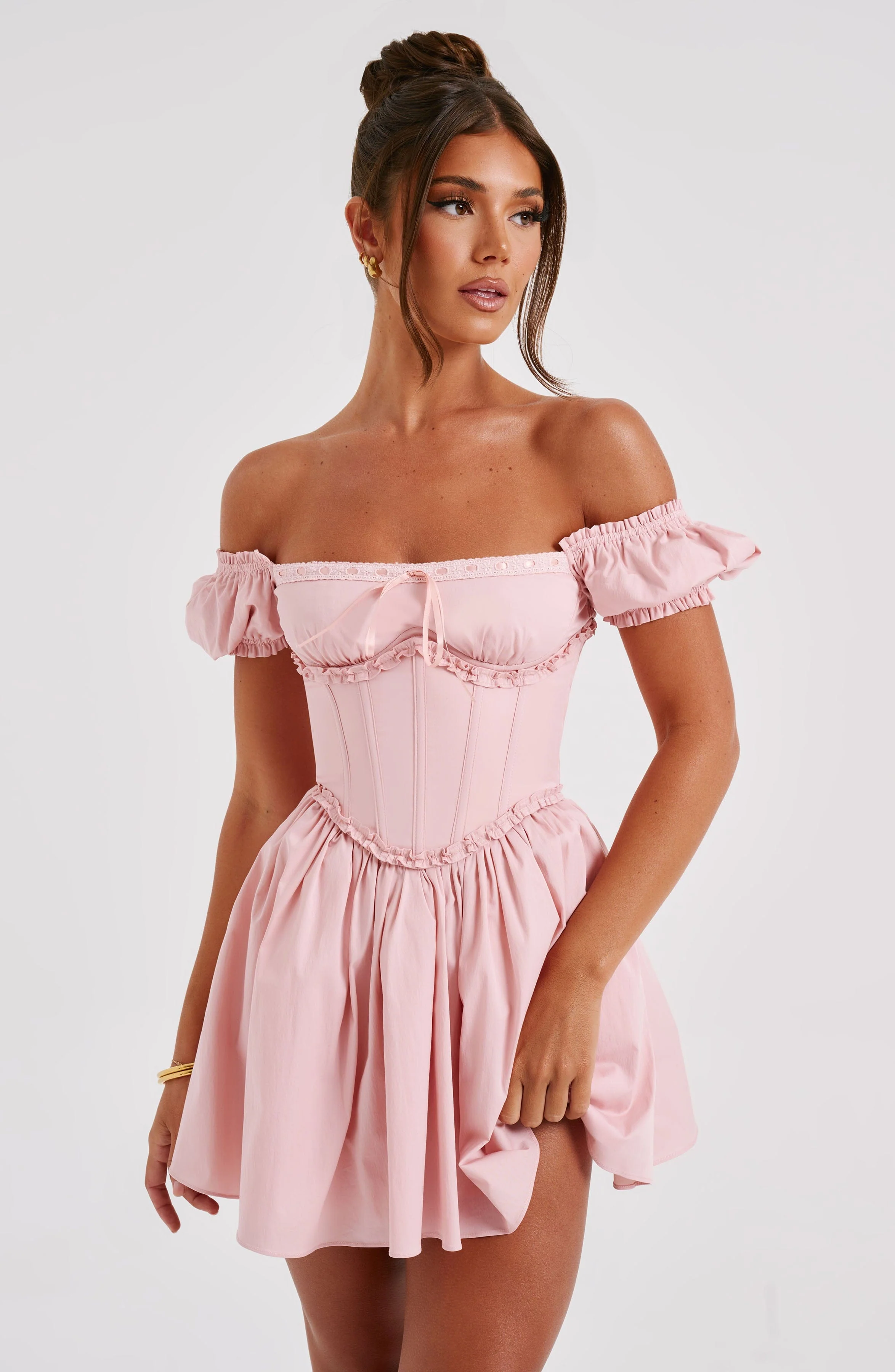 Penelope Mini Dress - Blush